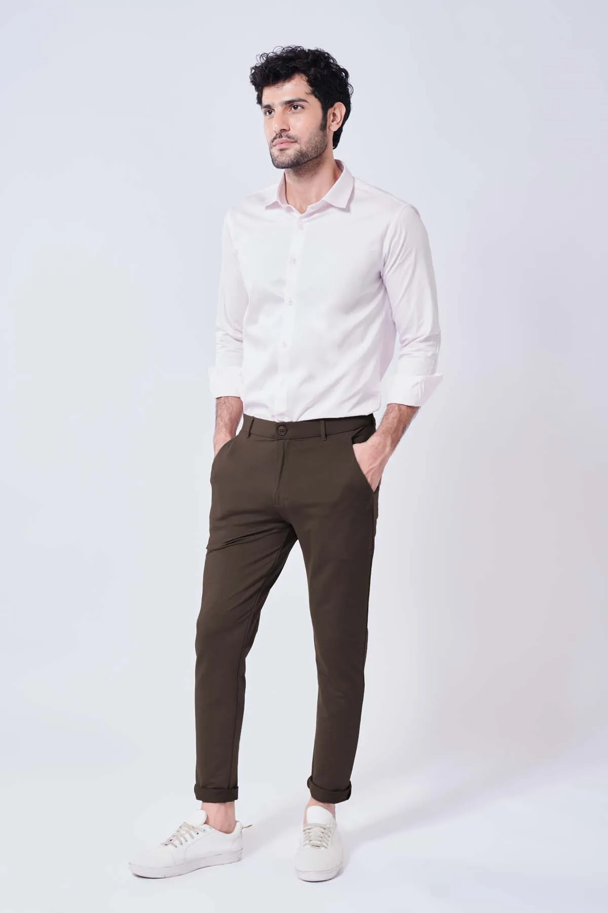 Dark Brown Everyday Pant