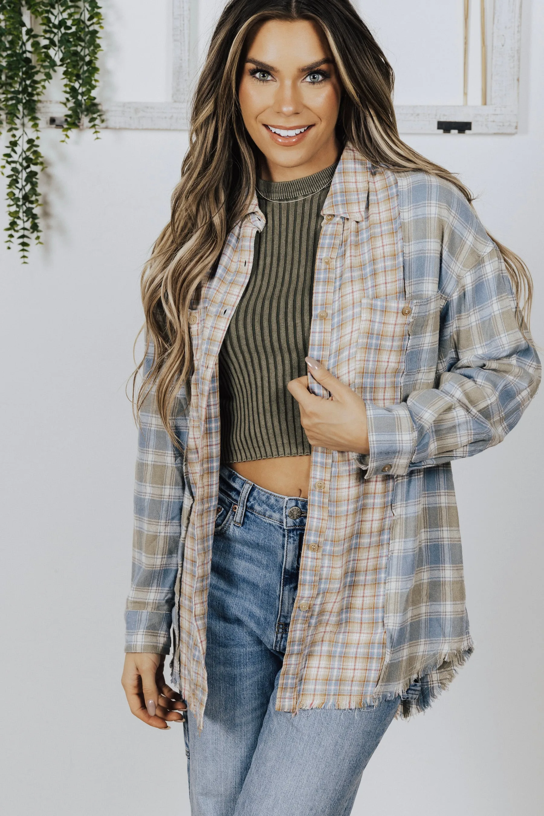 Delta Collard Flannel Shirt