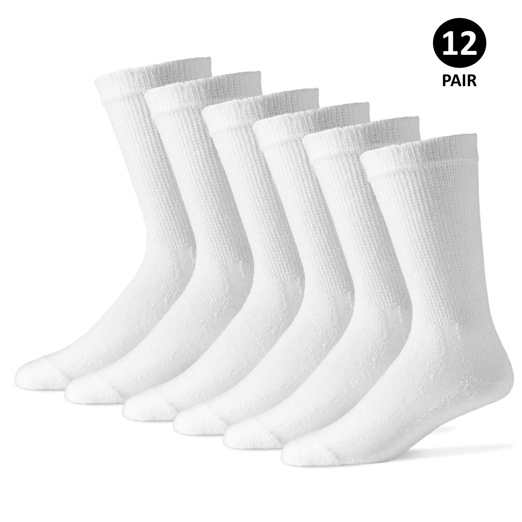 Diabetic Socks • 12-Pairs