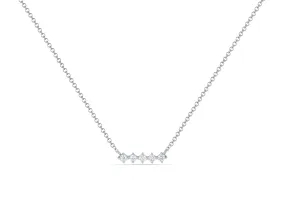 Diamond Bar Necklace