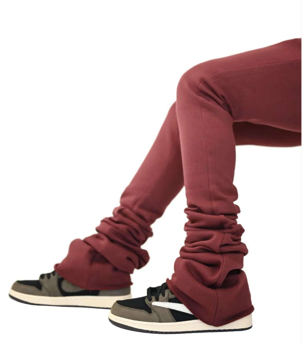 DOCTRINE STAKED DAGGER JOGGER (DB0024) BURGANDY