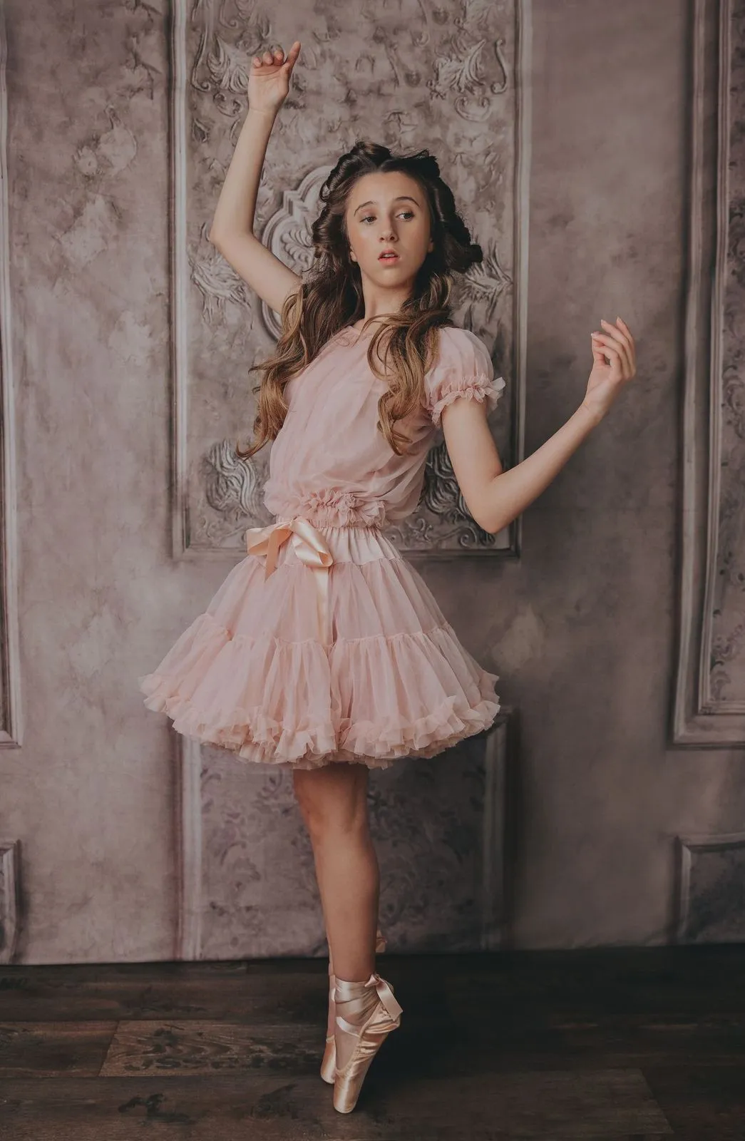 DOLLY by Le Petit Tom ® DOROTHY in the land of DOLLS pettiskirt ballet pink