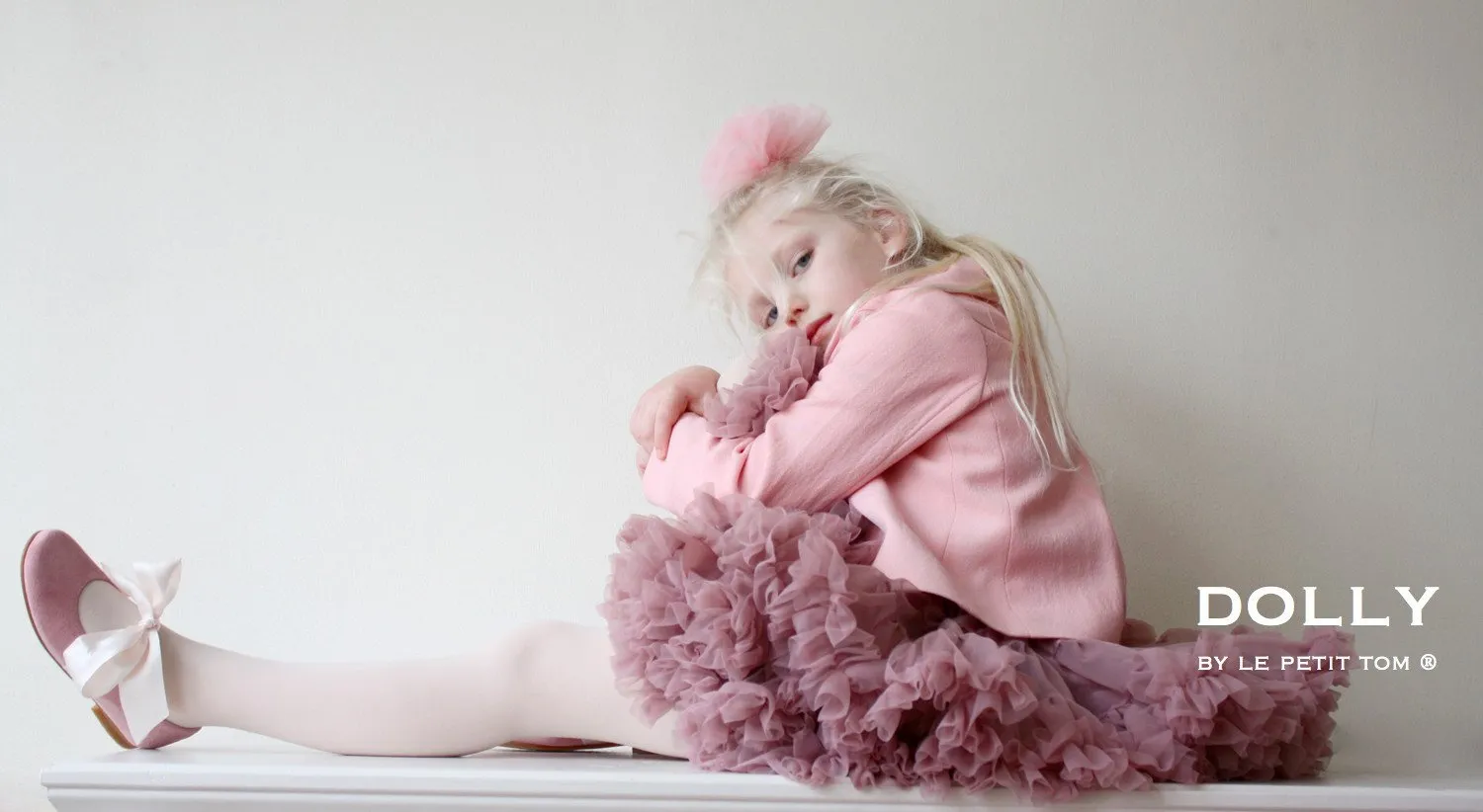 DOLLY by Le Petit Tom ® THUMBELINA pettiskirt mauve