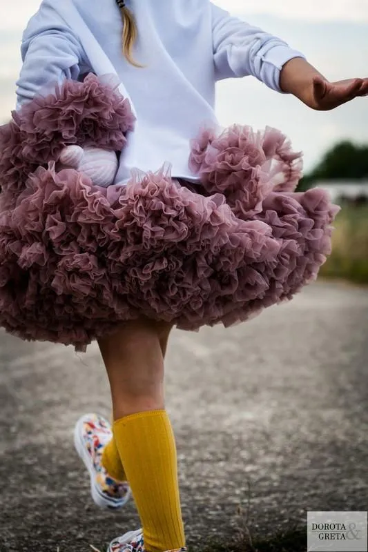 DOLLY by Le Petit Tom ® THUMBELINA pettiskirt mauve