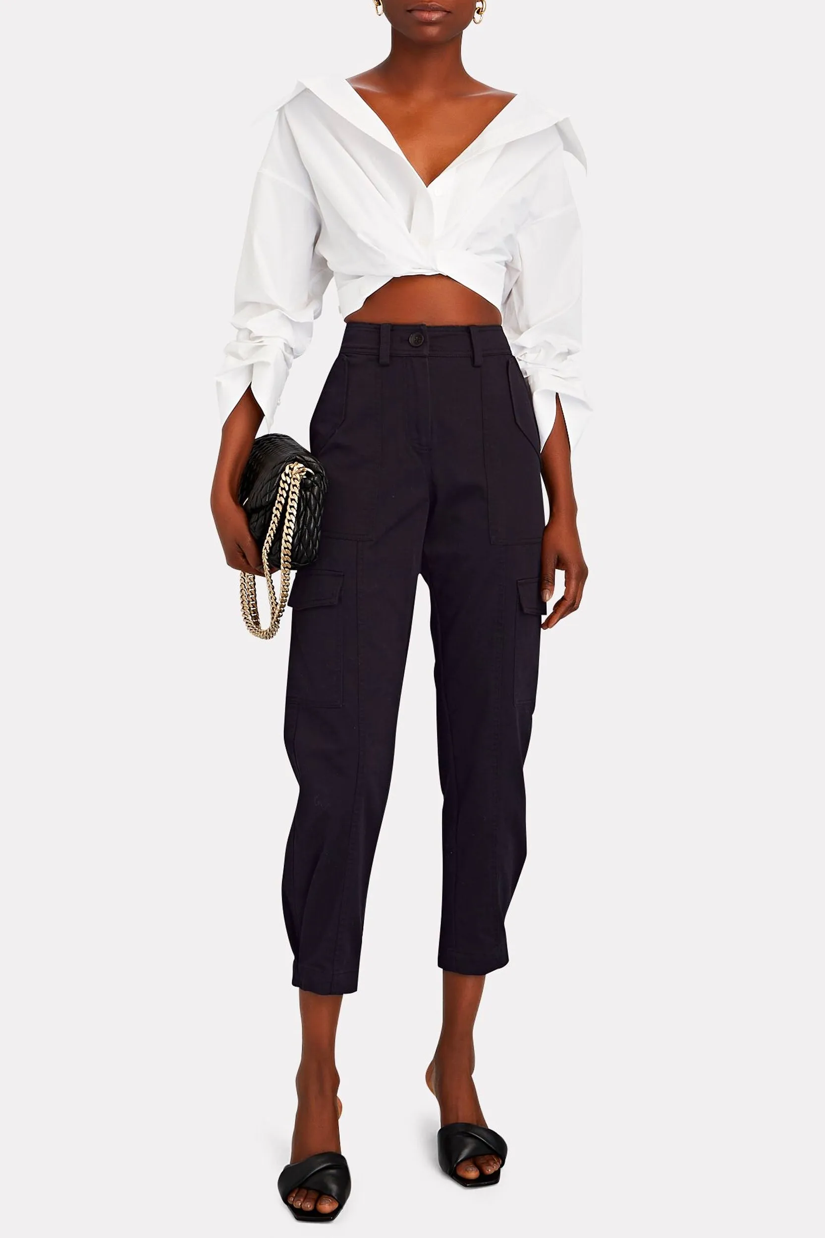 Elian Utility Pant in Black