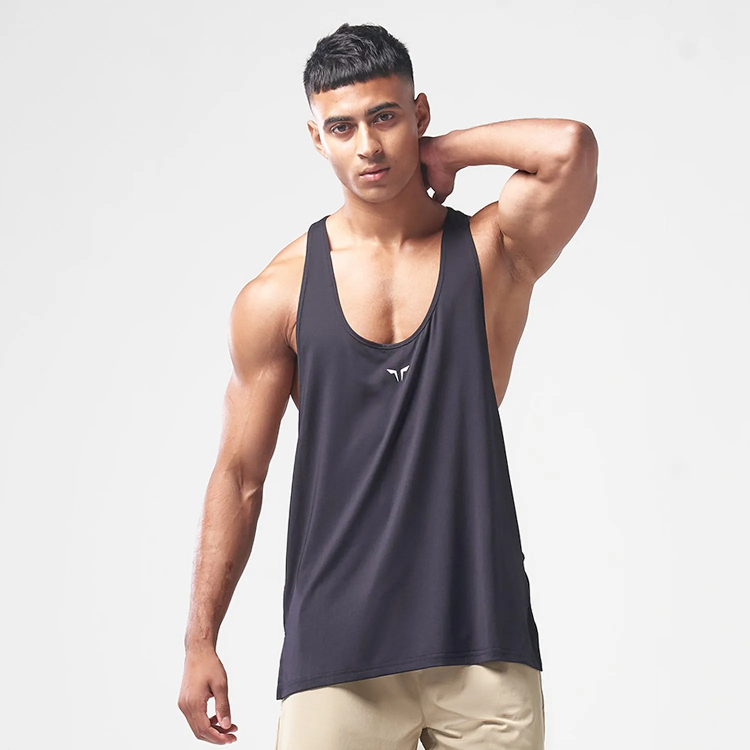 Essential Gym Stringer - Black