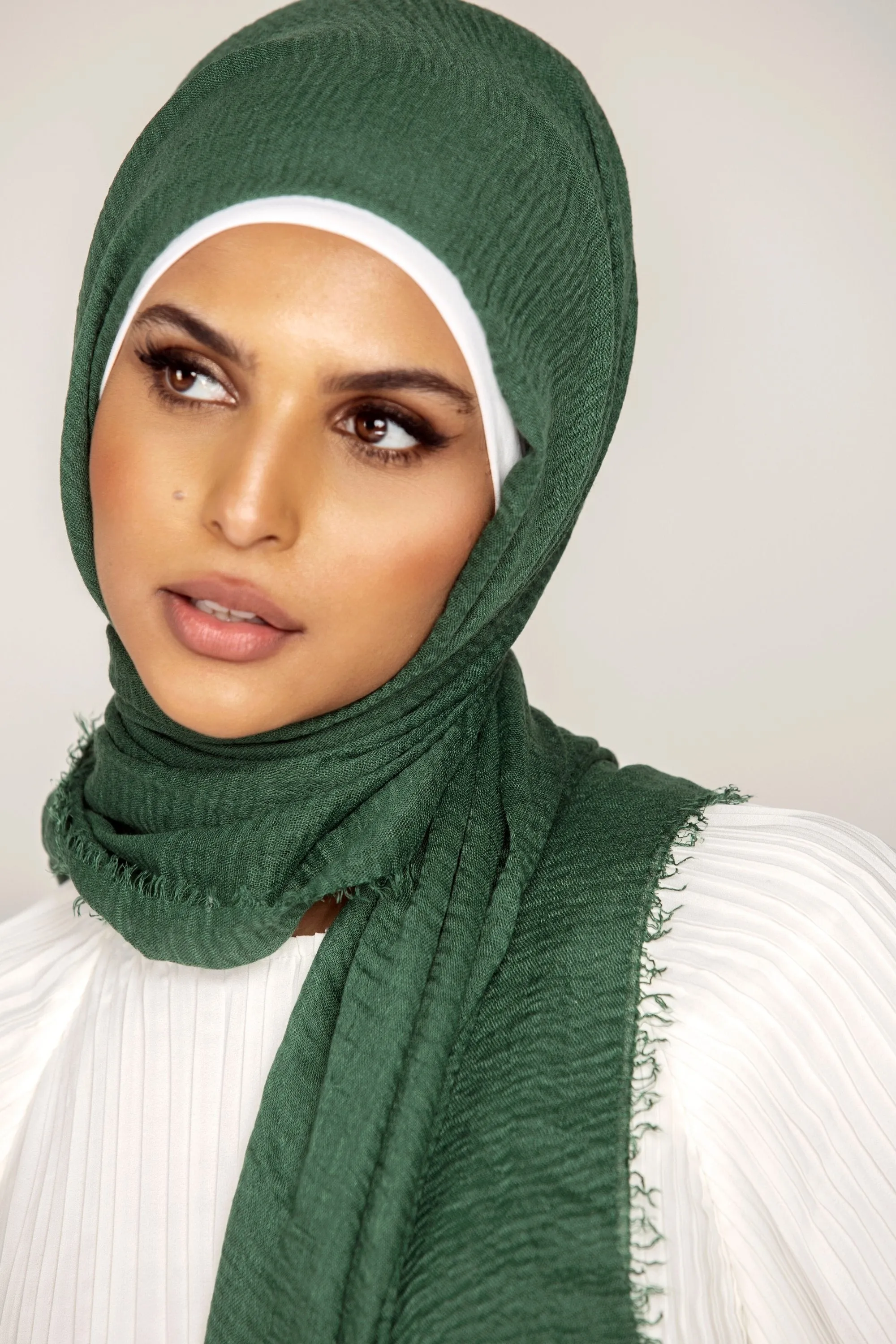 Everyday Crinkle Hijab - Pine