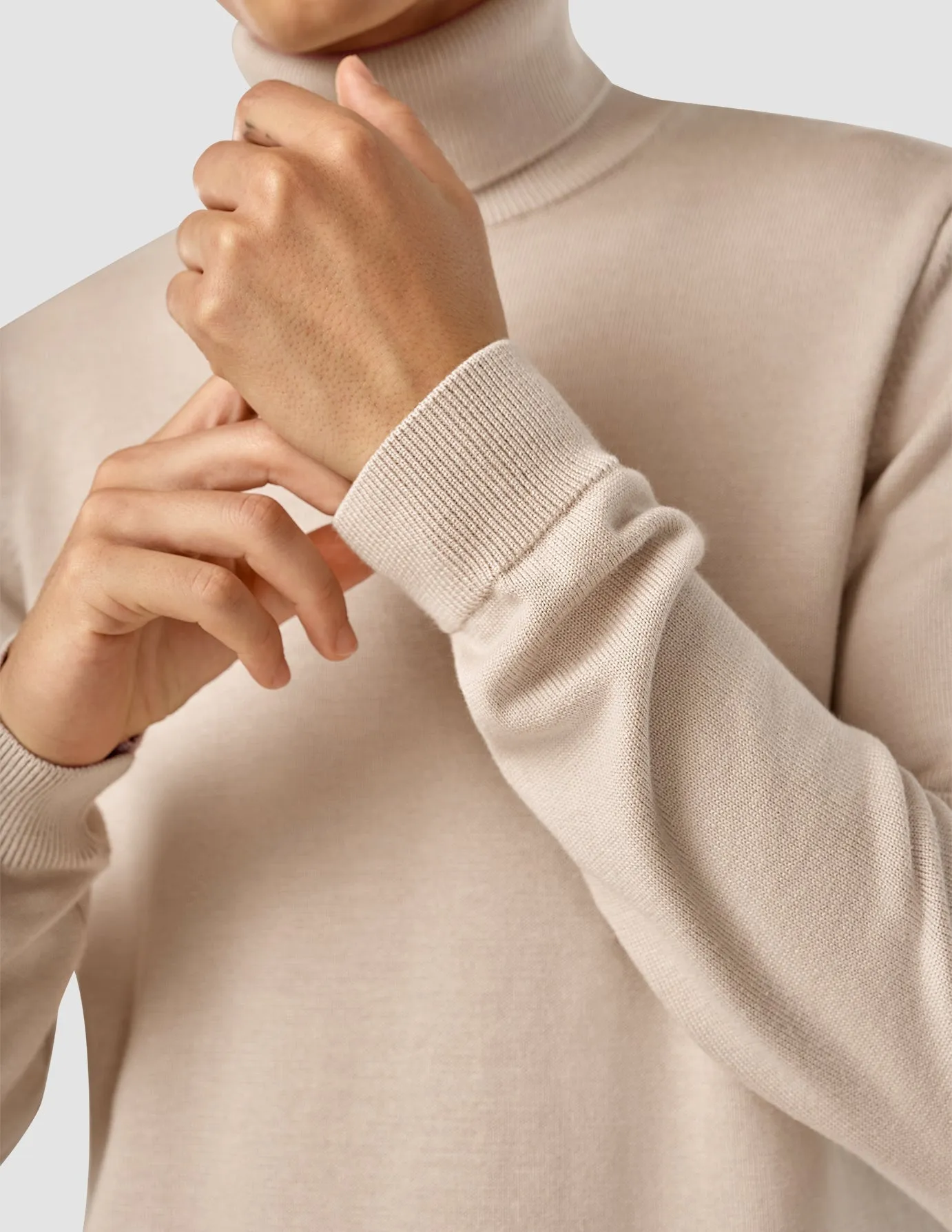 Everyday Knit Turtleneck Birchwood