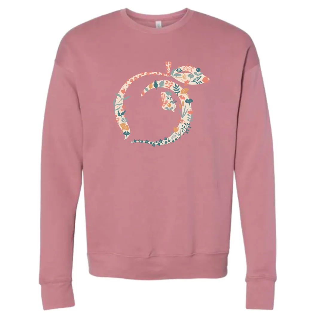 Floral Peach Sweatshirt