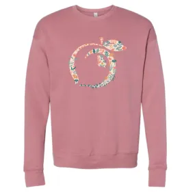 Floral Peach Sweatshirt