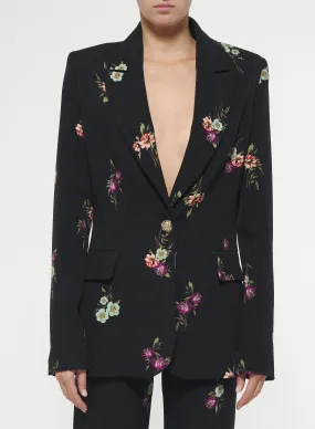 Floral Print Blazer