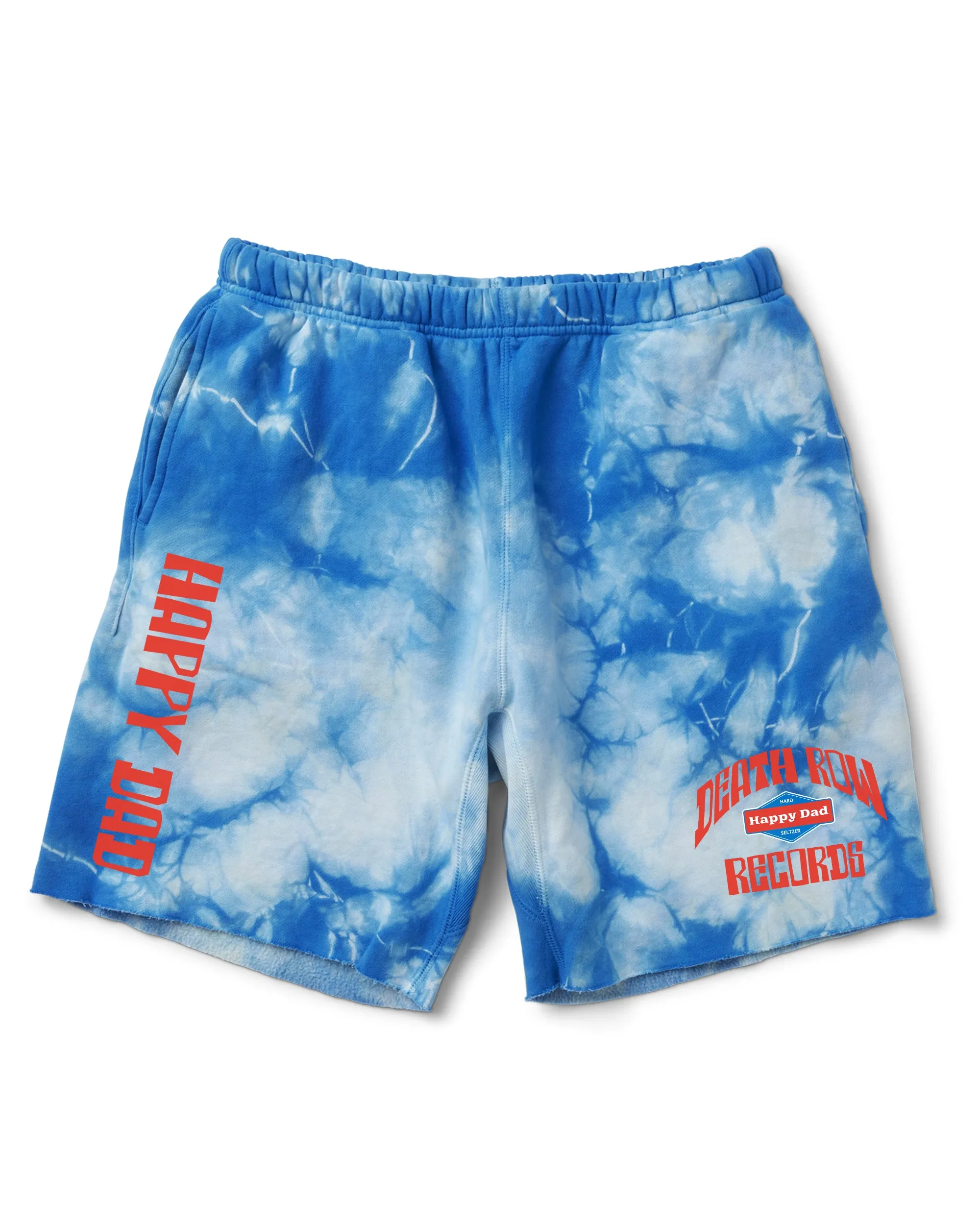 Happy Dad x Death Row Tie Dye Shorts (Blue)