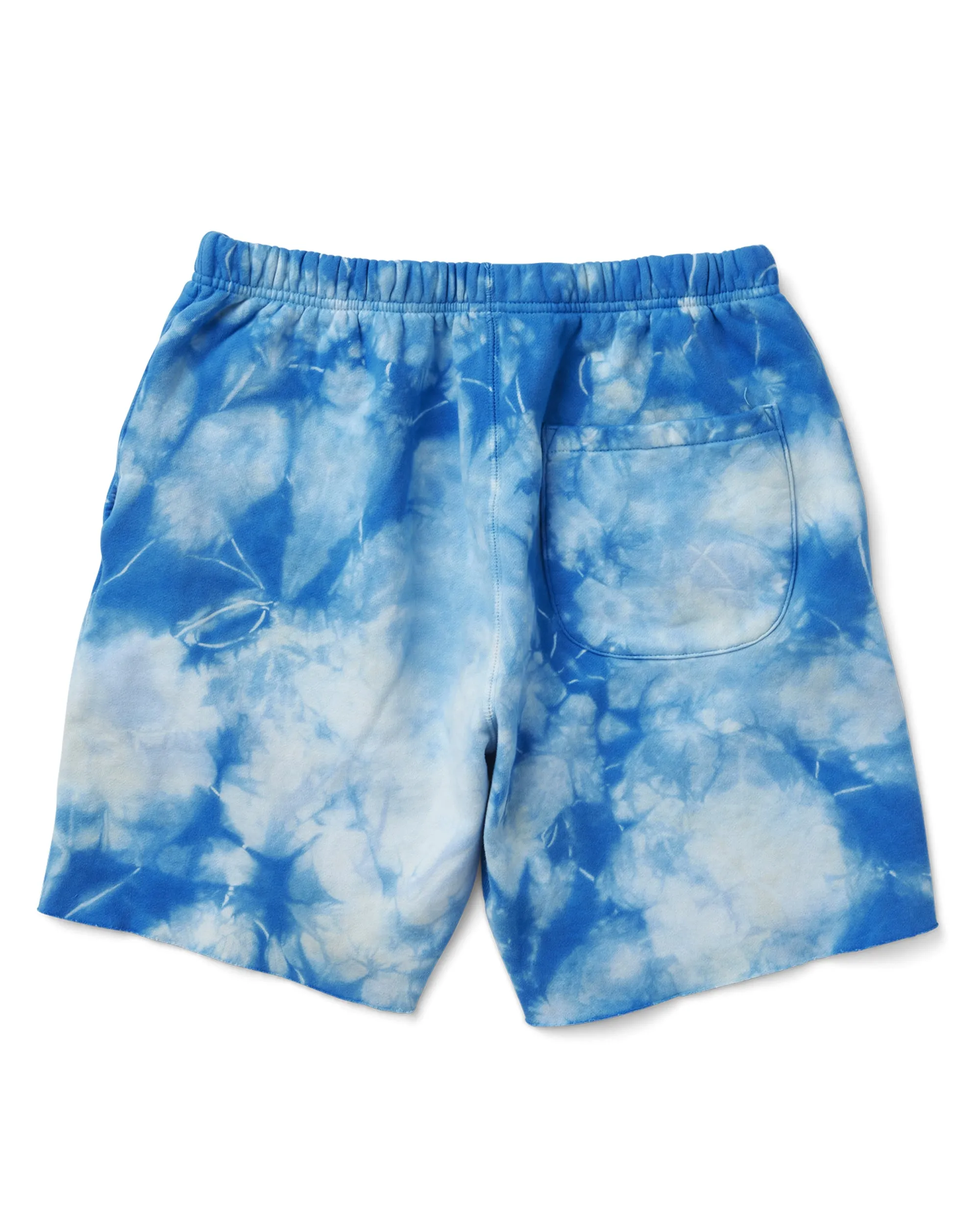 Happy Dad x Death Row Tie Dye Shorts (Blue)