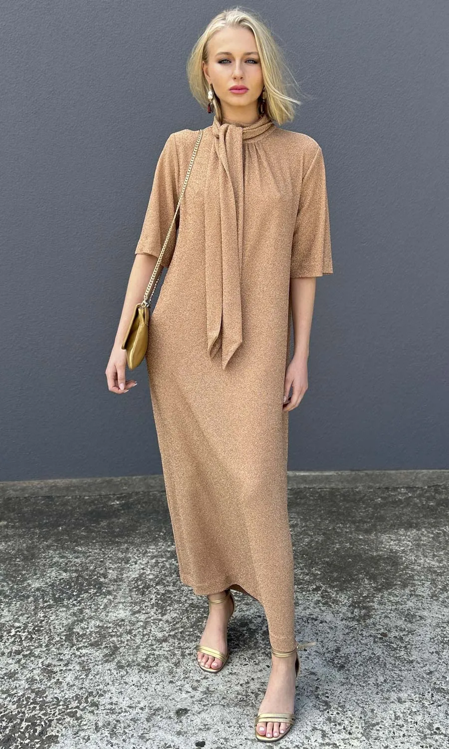 hoss Margot Maxi Dress - Honey