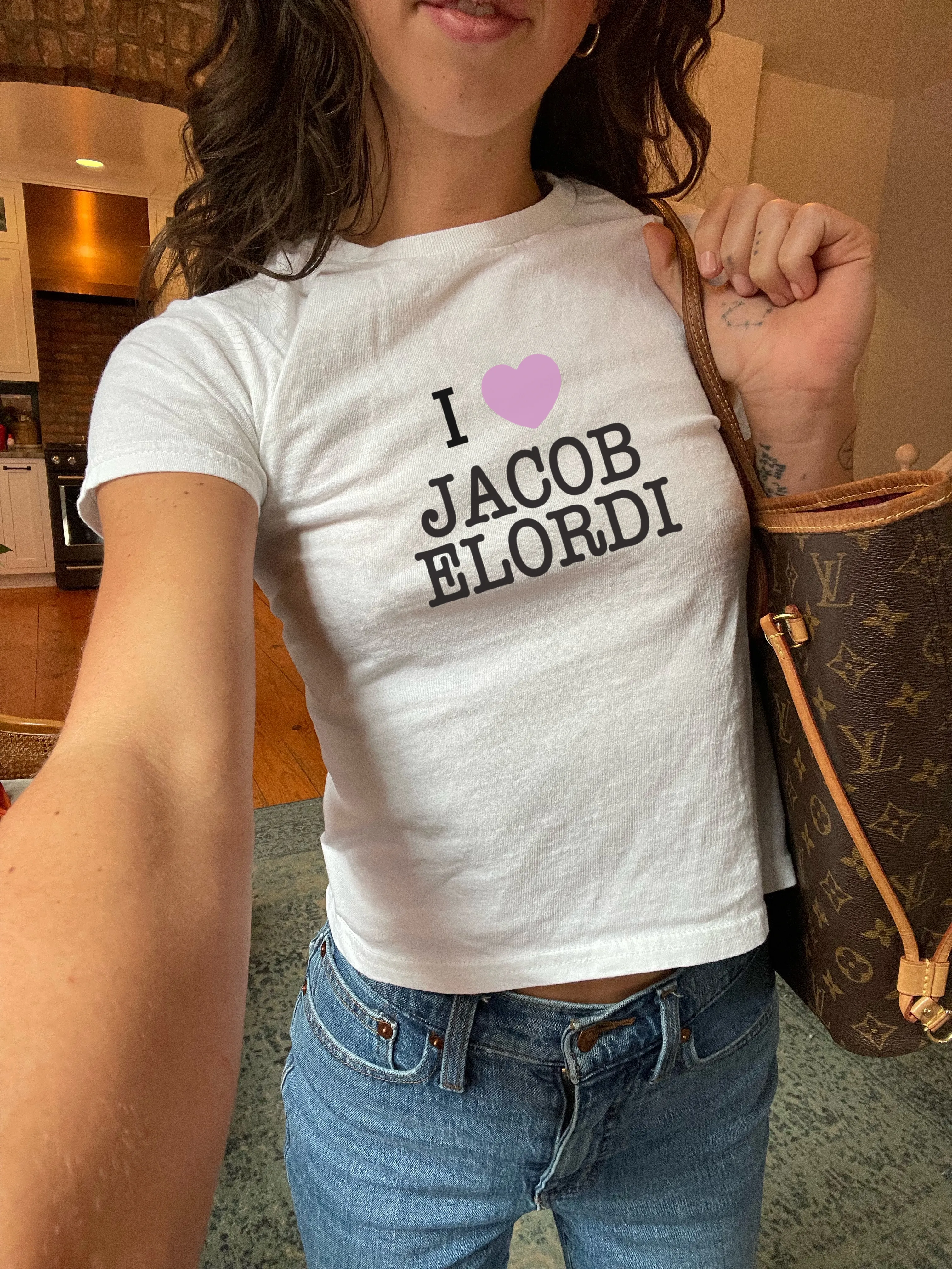 I love Jacob - 90s Baby Tee