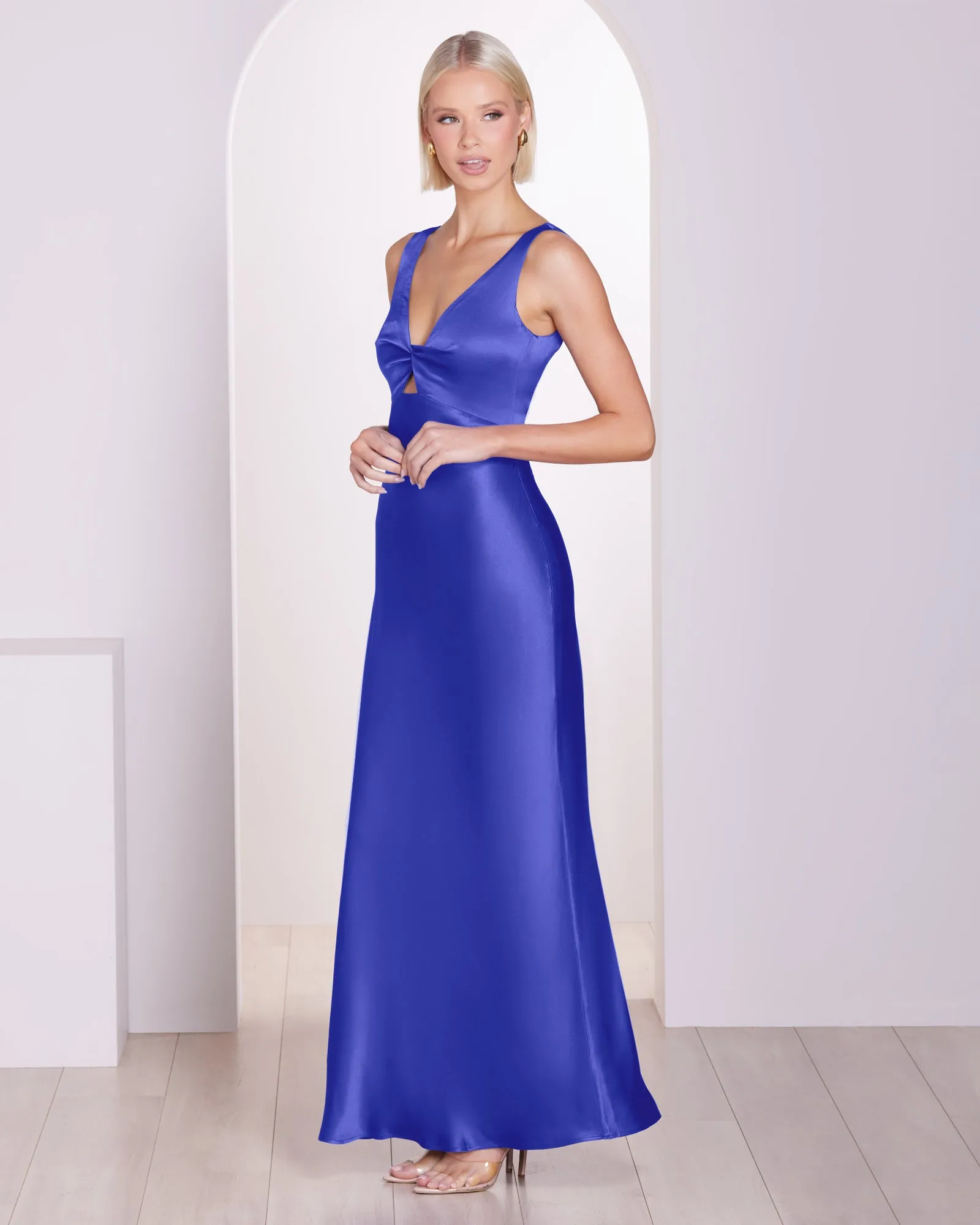 Jocelyn Twist Front Gown