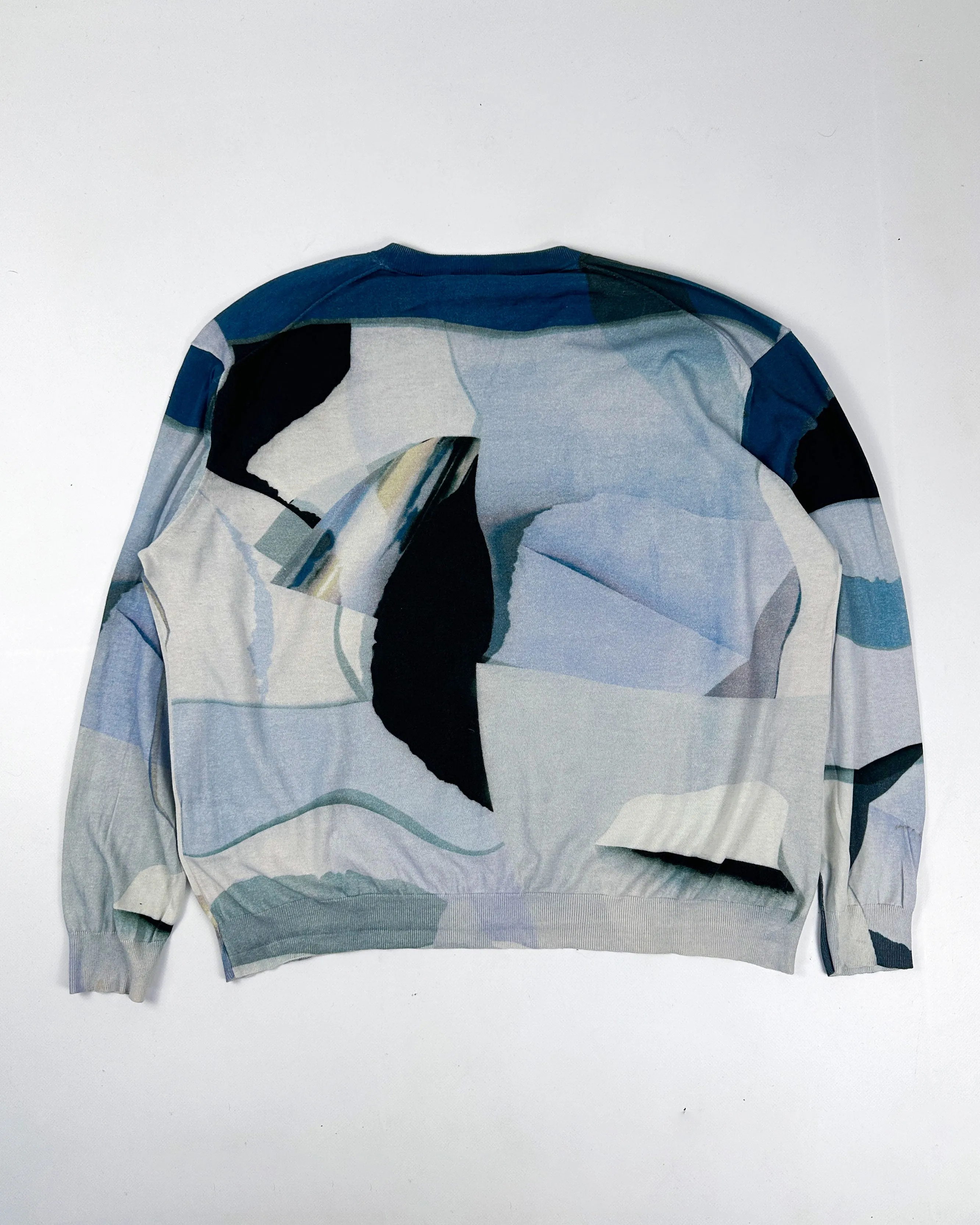 Kenzo Lightweight Printed Silk Knit 2000's