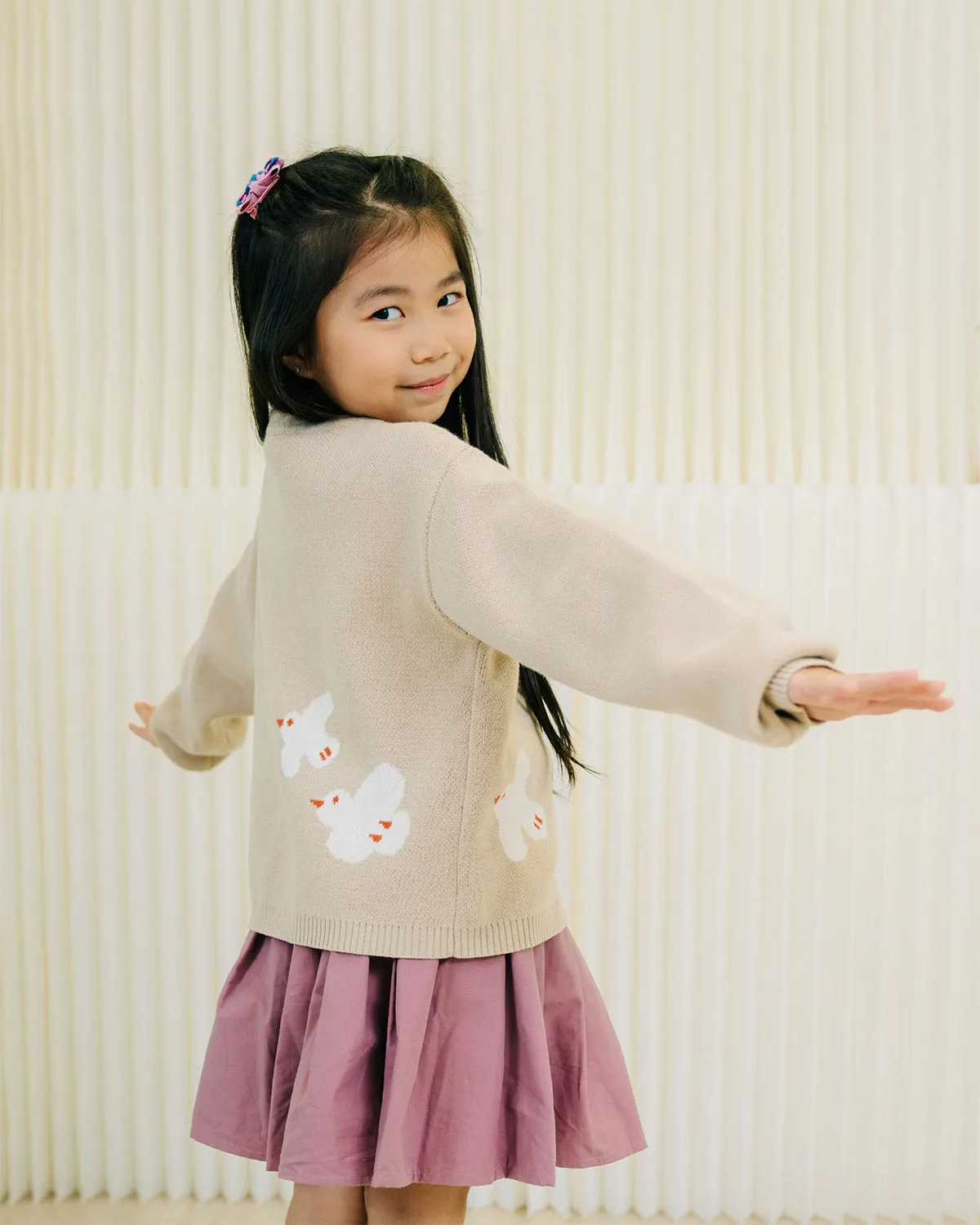 Kid's Knitted Cardigan -  Scandinavian