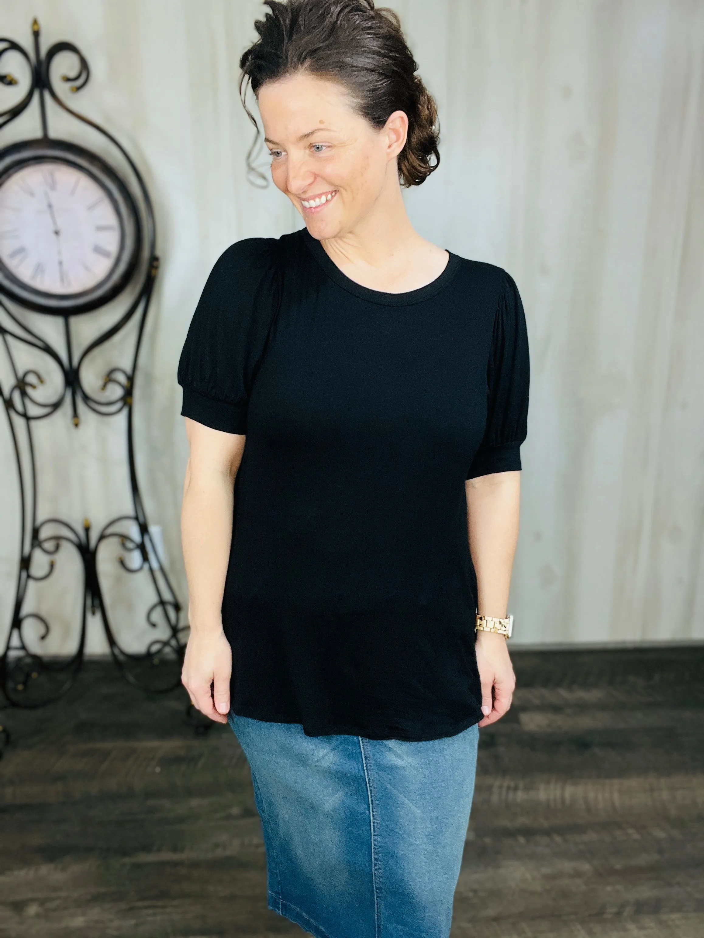 Klarissa Everyday Top- Black