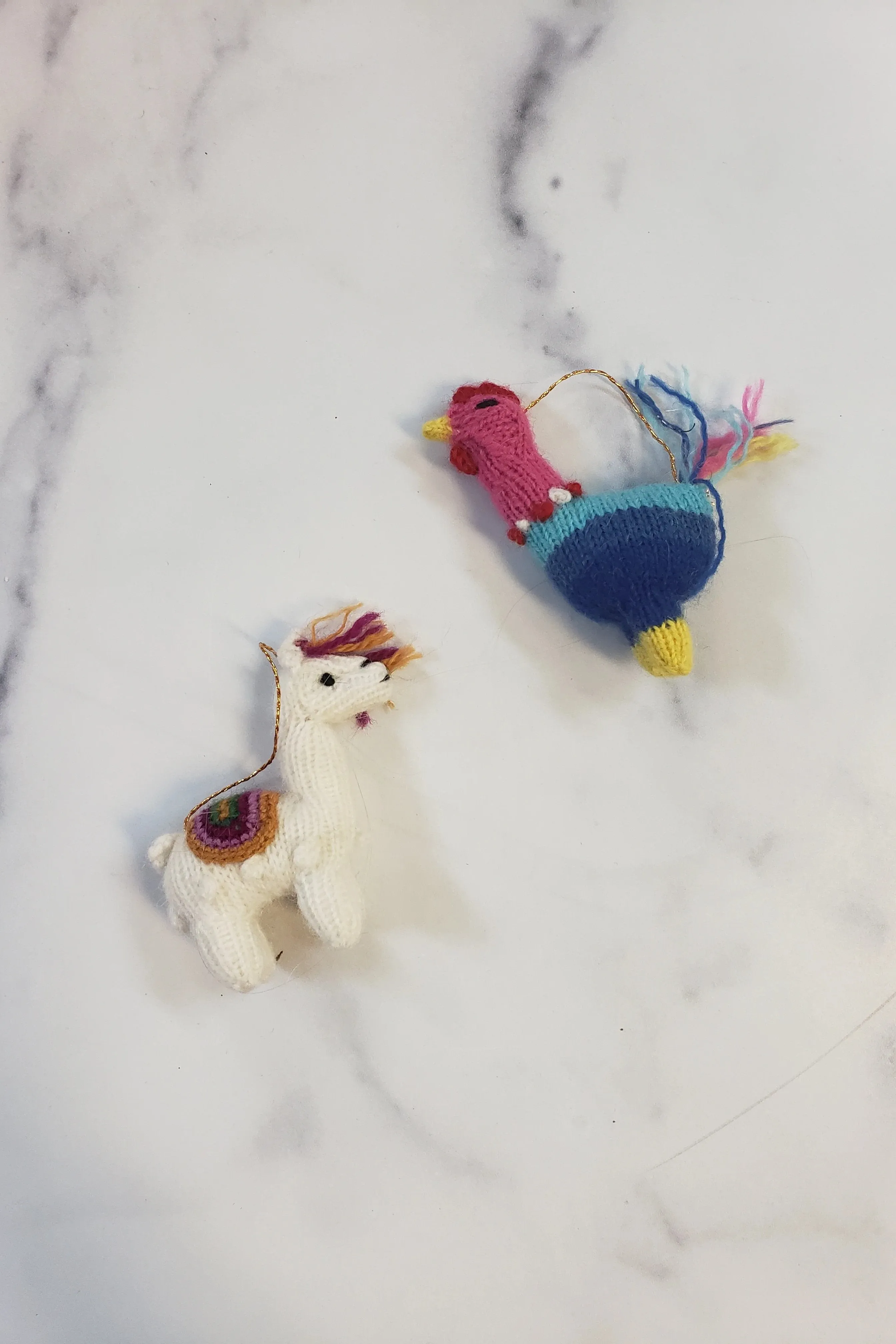 Knitted Animal Ornaments