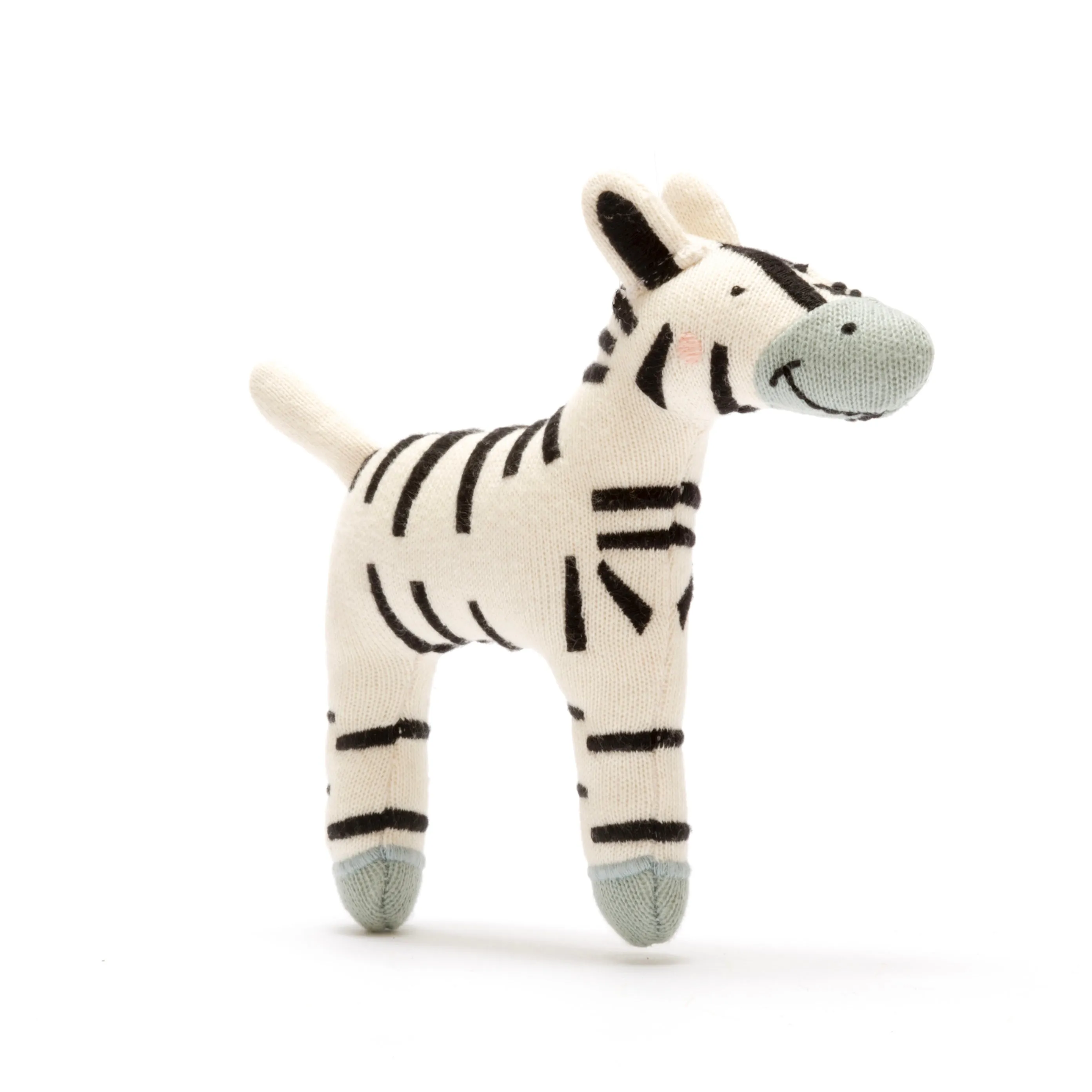 Knitted Organic Small Zebra