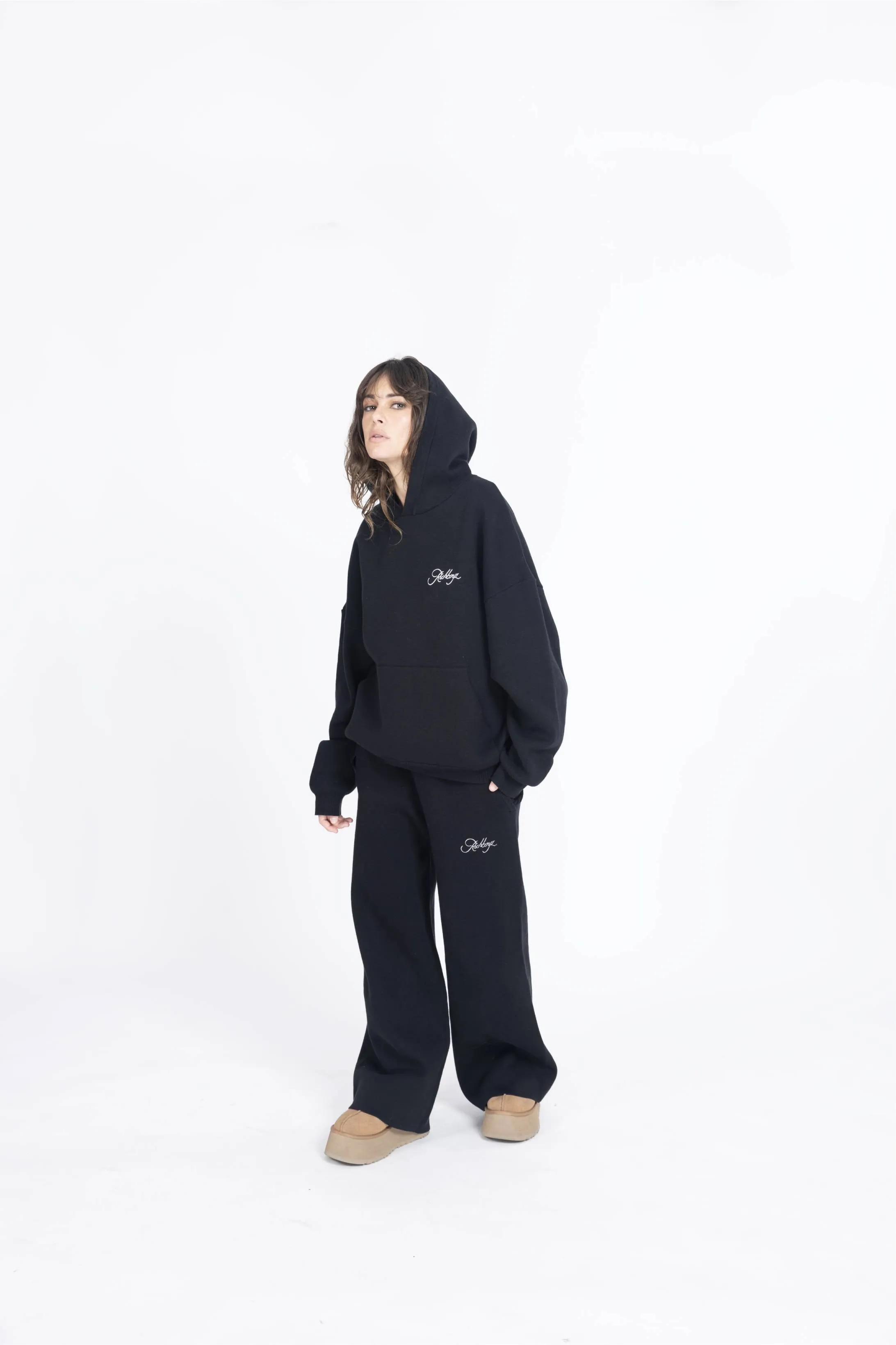 Knitted Pants - Obsidian