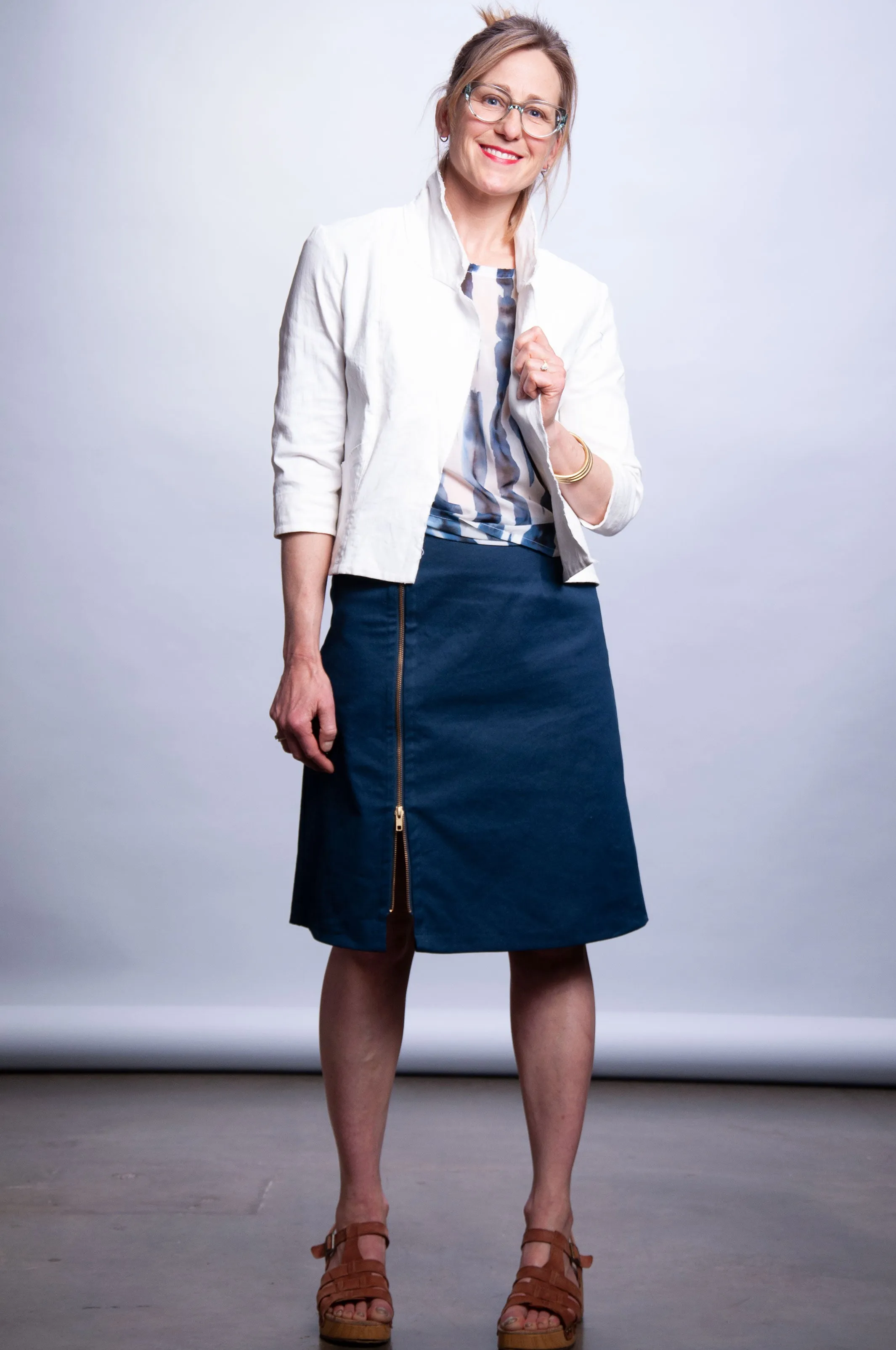 Libby Skirt - Ocean Denim