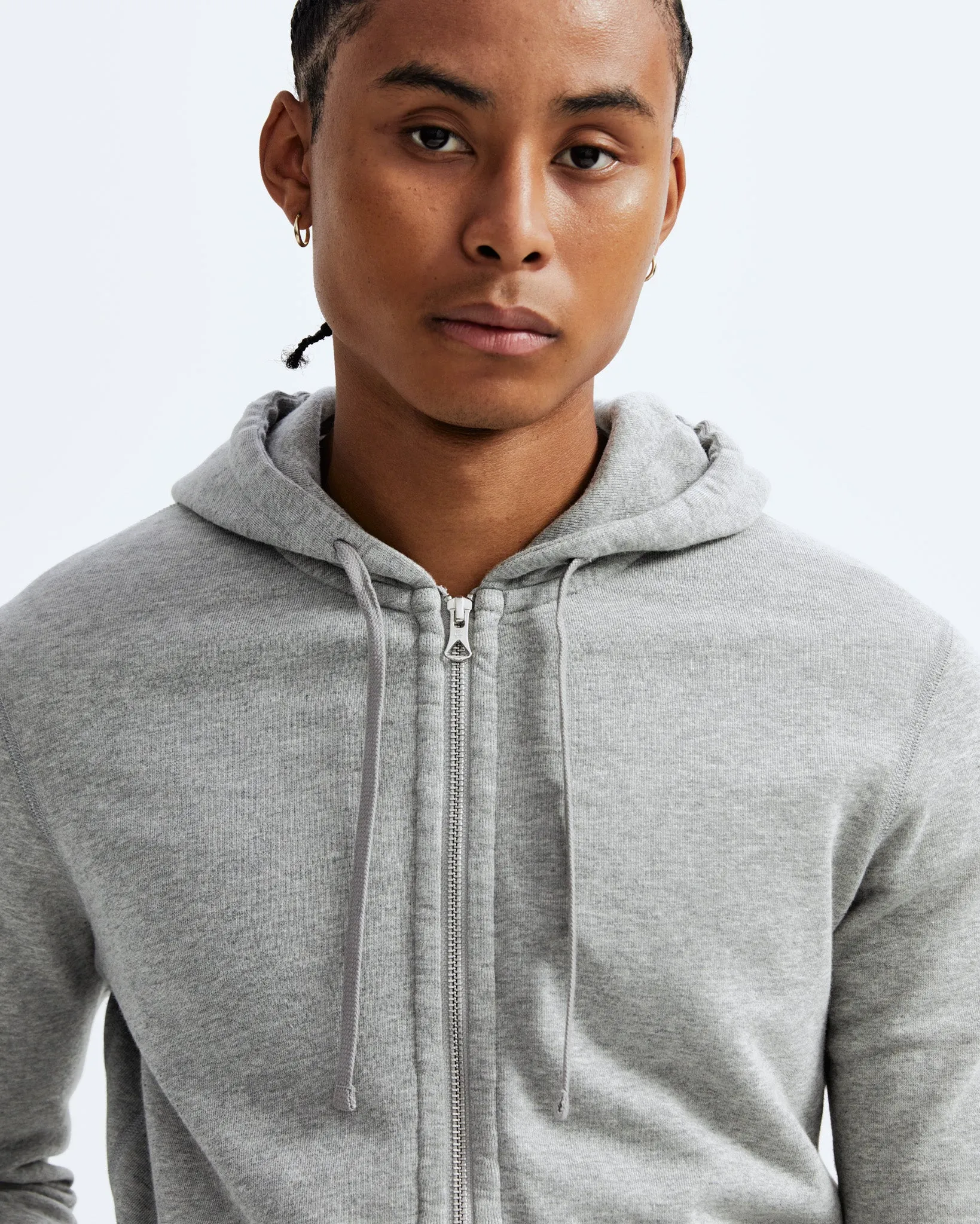 Soft Terry Zip-Up Hoodie