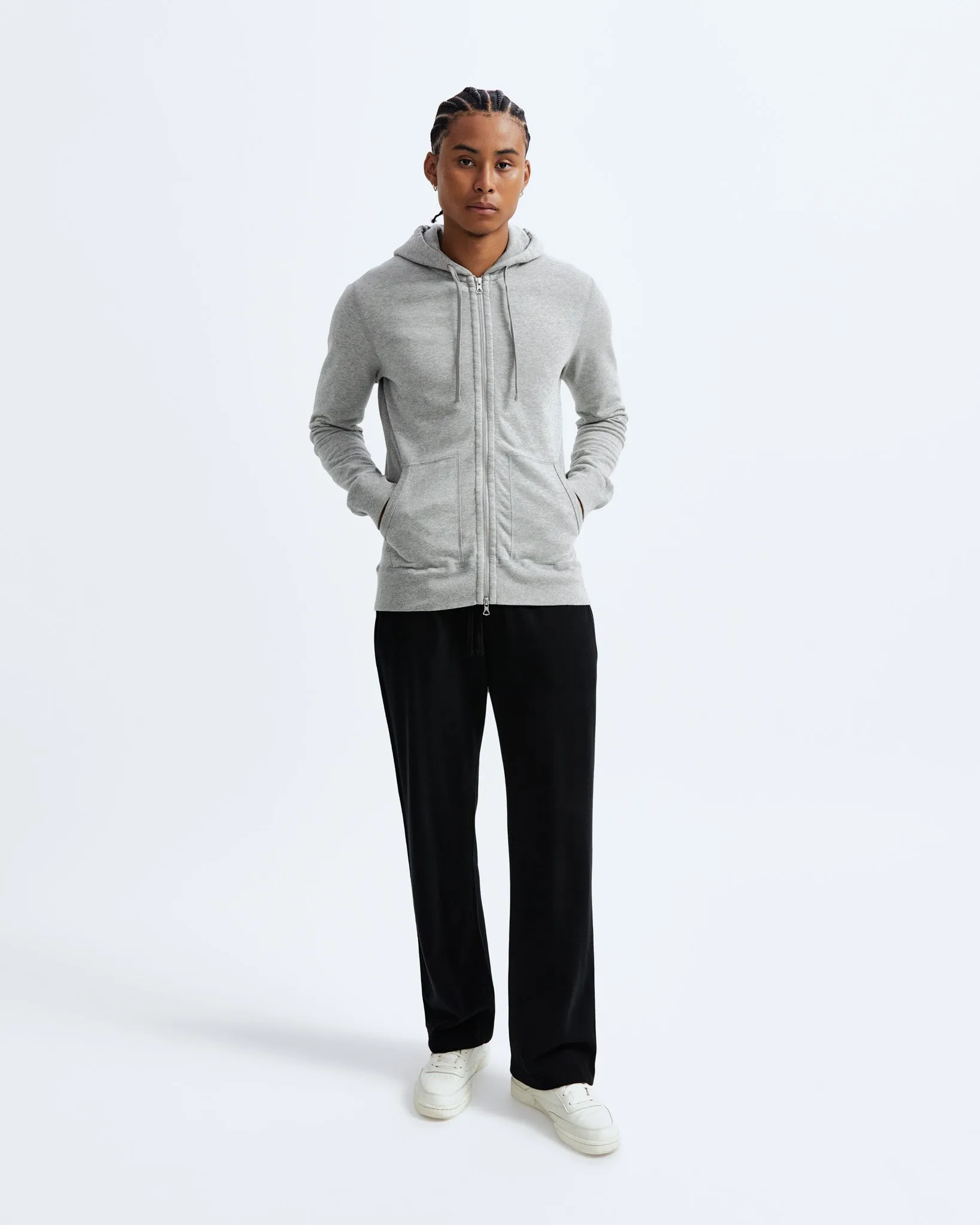 Soft Terry Zip-Up Hoodie