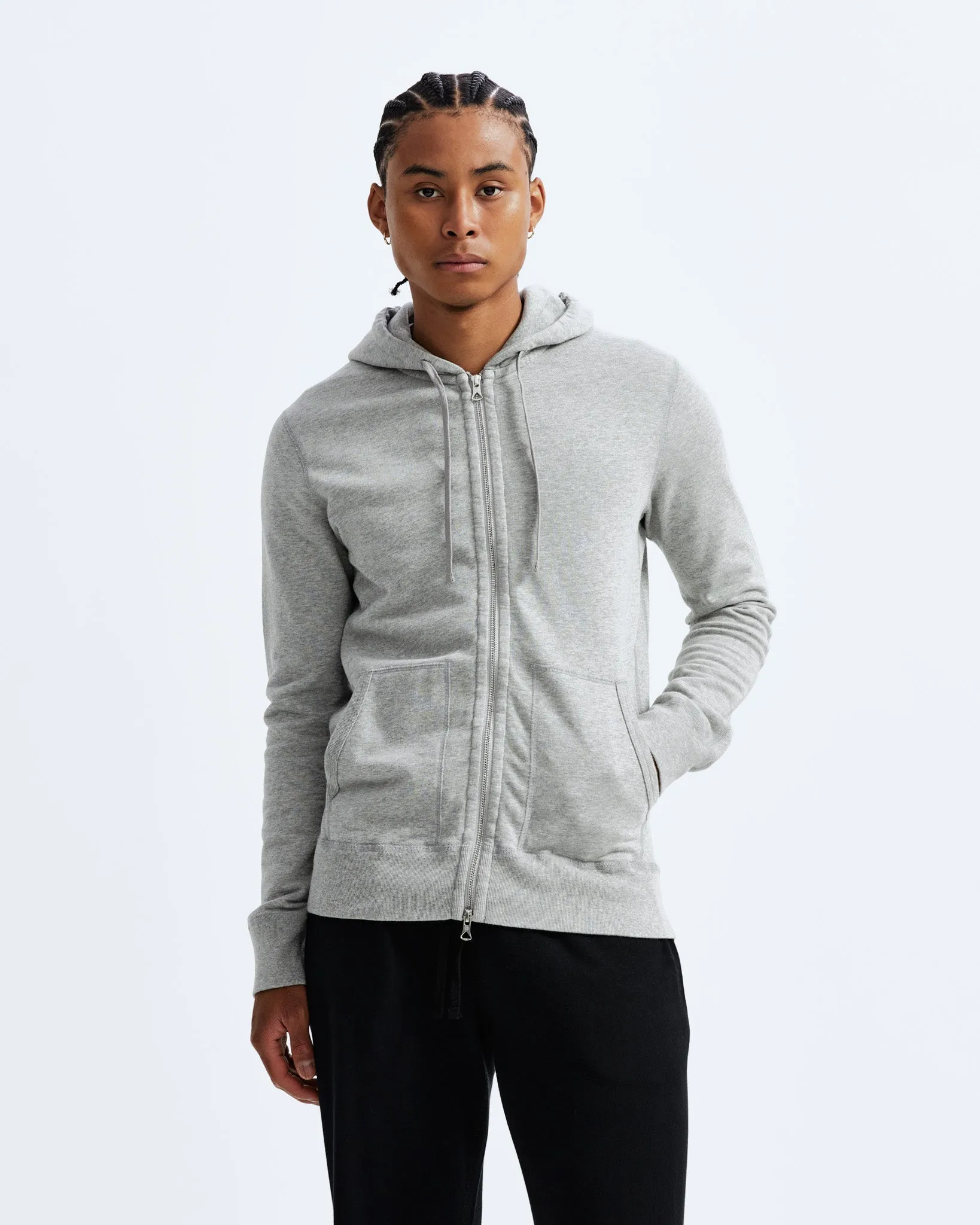 Soft Terry Zip-Up Hoodie