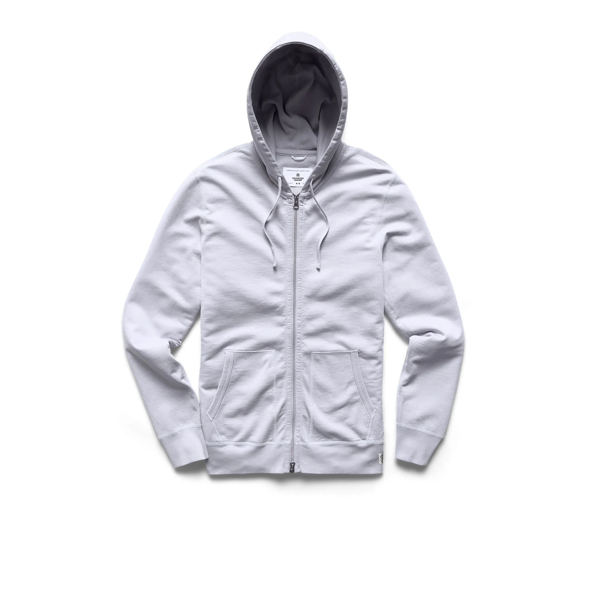 Lightweight Terry Slim Zip Hoodie