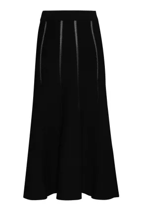 Luminosity Knit Panelled Skirt