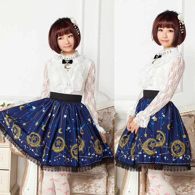 Midnight Astrology Lolita Skirt