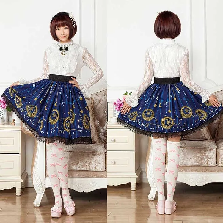 Midnight Astrology Lolita Skirt