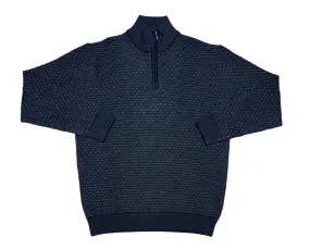 Modango 1/4 Zip Sweater | Navy