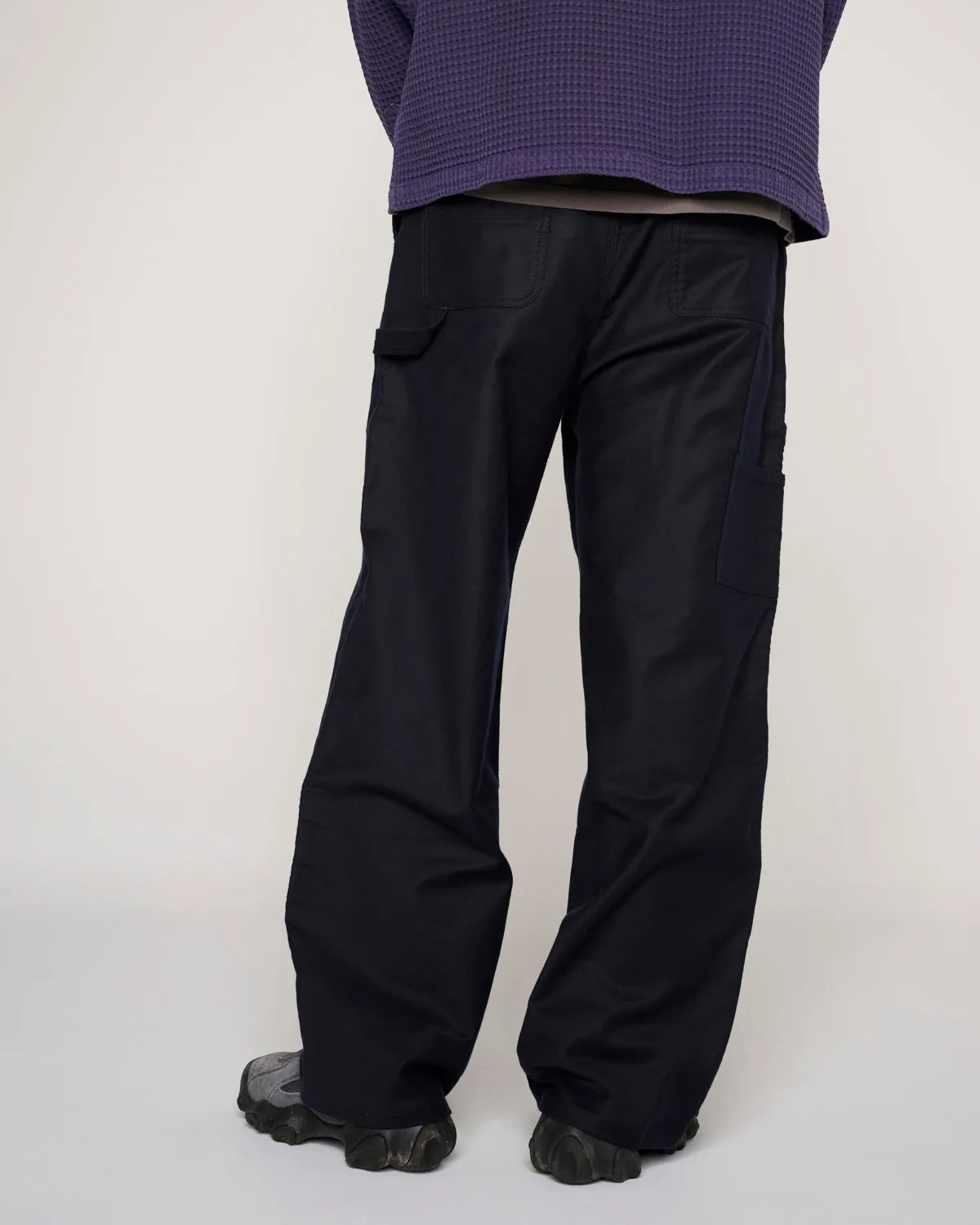 Moleskin Double Knee Utility Pant - Navy