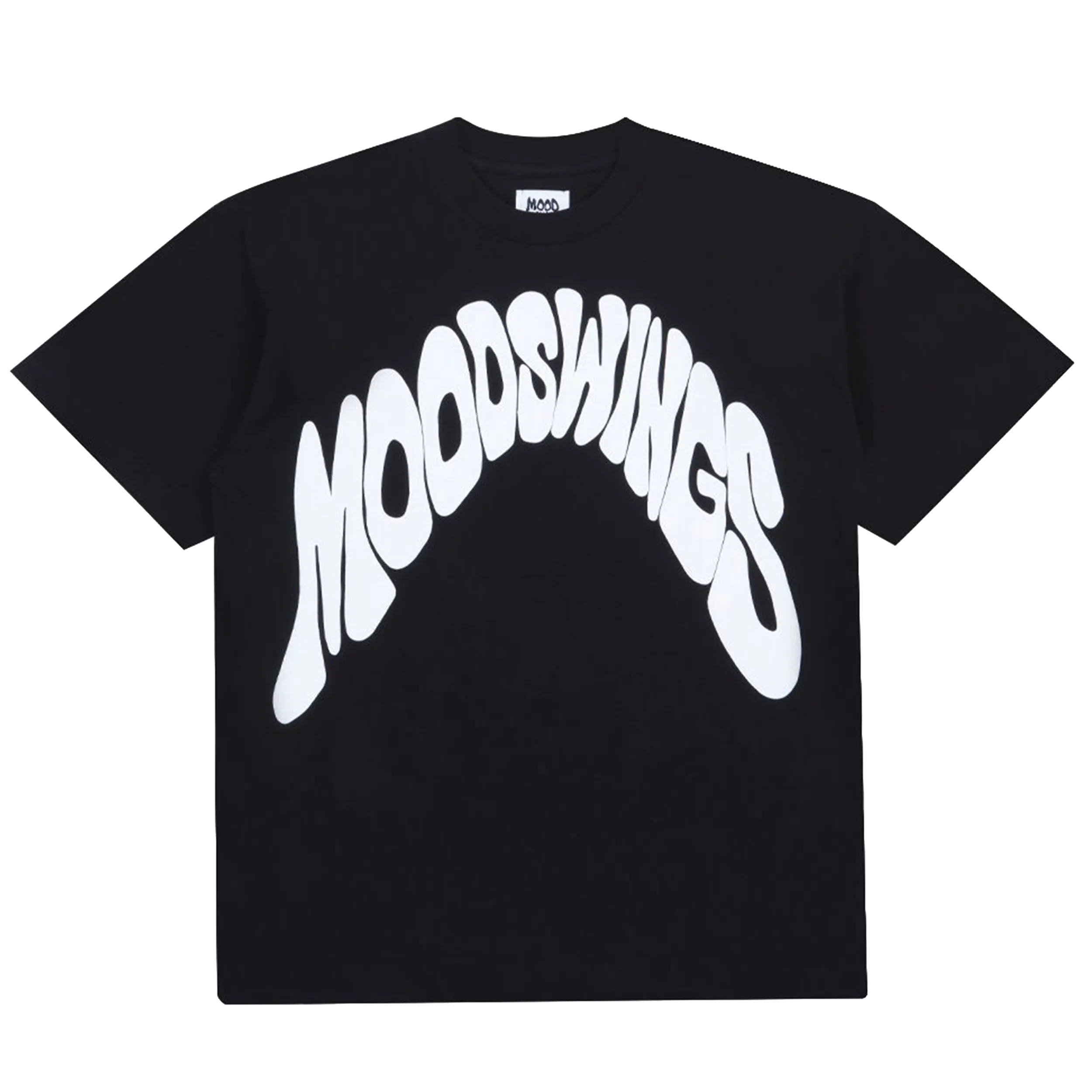 Mood Swings Swirl Tee Black White