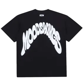 Mood Swings Swirl Tee Black White