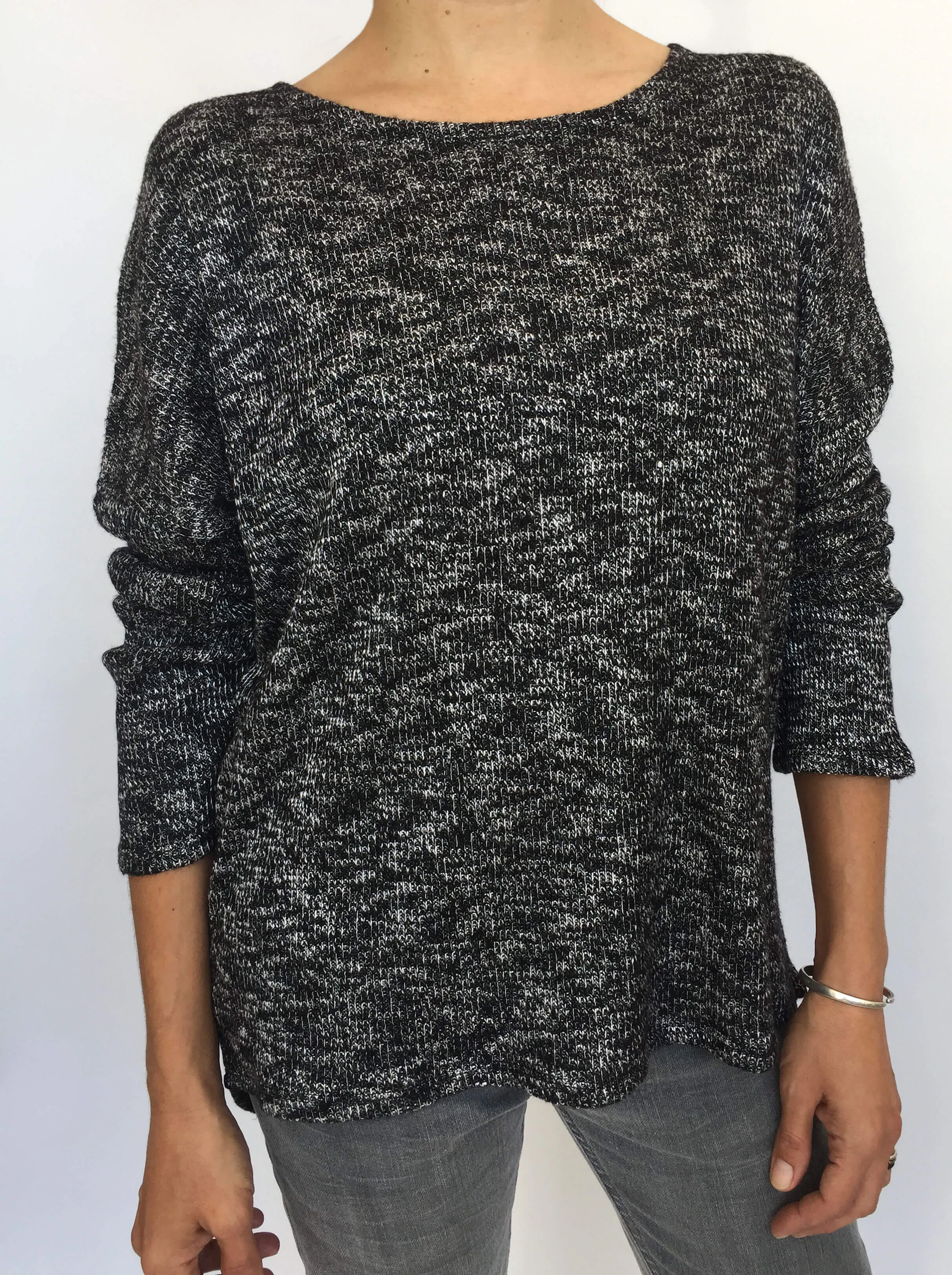 Mottled Knitted Top