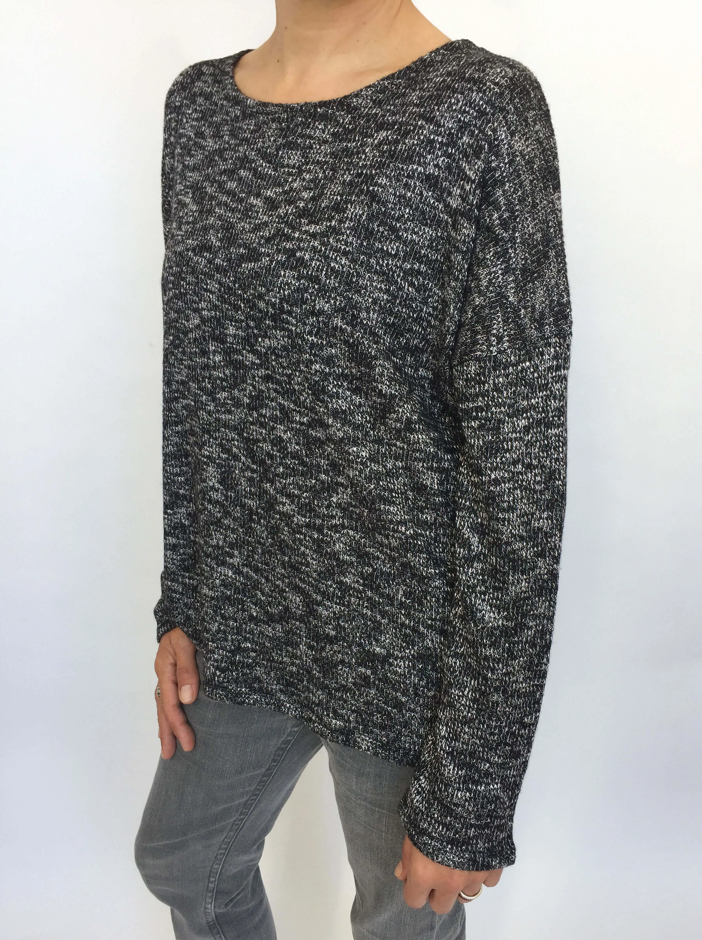 Mottled Knitted Top