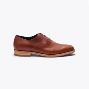 Nisolo Brandy Premium Everyday Oxford Shoes for Men - Stylish & Comfortable Leather Footwear