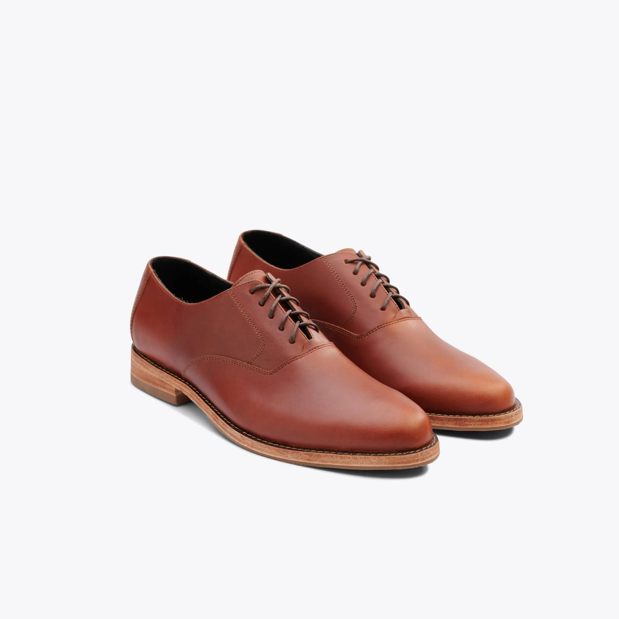 Nisolo Brandy Premium Everyday Oxford Shoes for Men - Stylish & Comfortable Leather Footwear