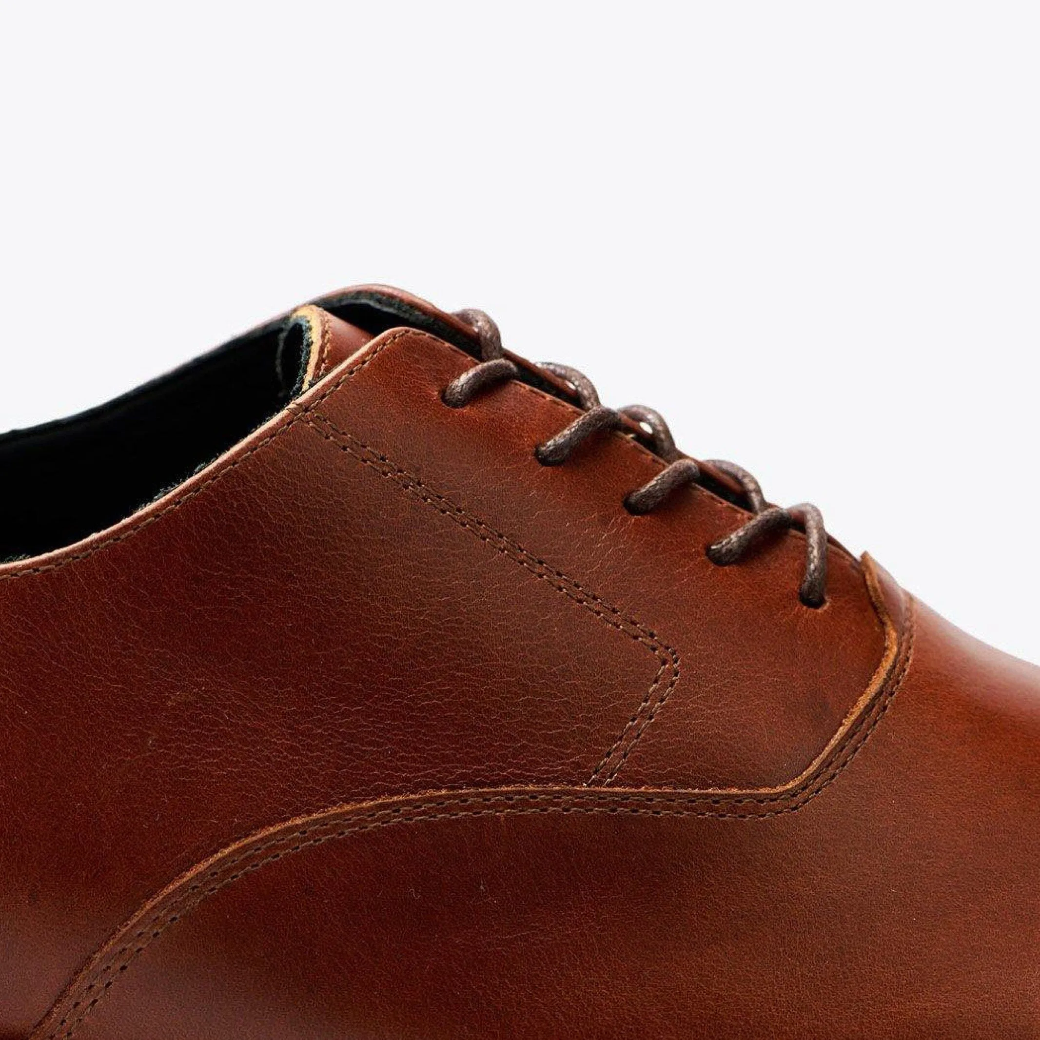 Nisolo Brandy Premium Everyday Oxford Shoes for Men - Stylish & Comfortable Leather Footwear