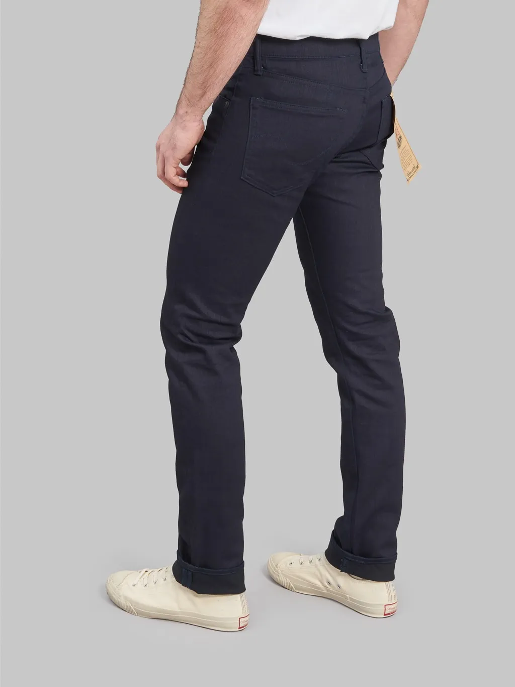 ONI Denim 526S-IDBK Jeans - 11oz High Power Stretch Semi-Tight Straight Cut Jeans