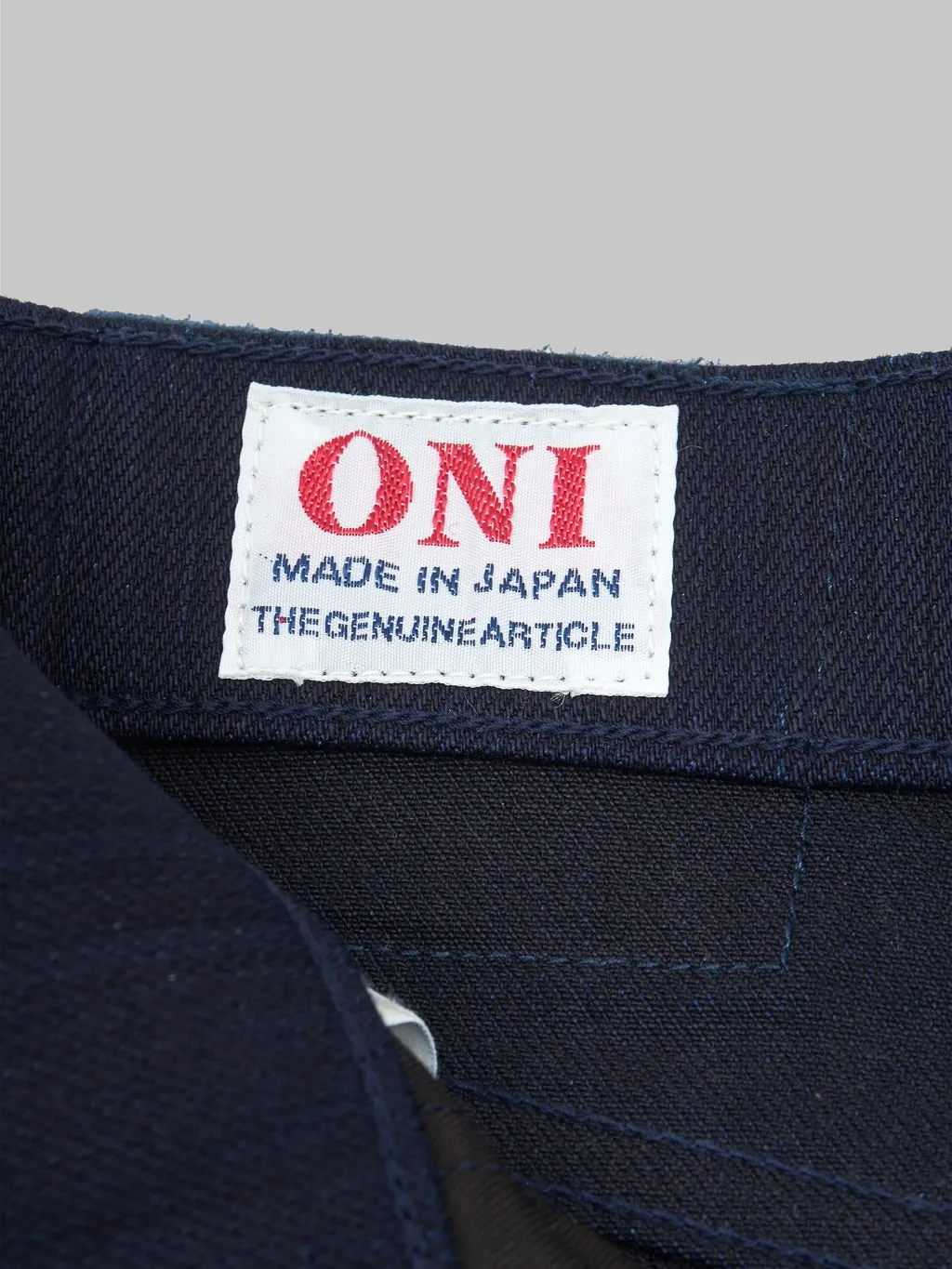 ONI Denim 526S-IDBK Jeans - 11oz High Power Stretch Semi-Tight Straight Cut Jeans