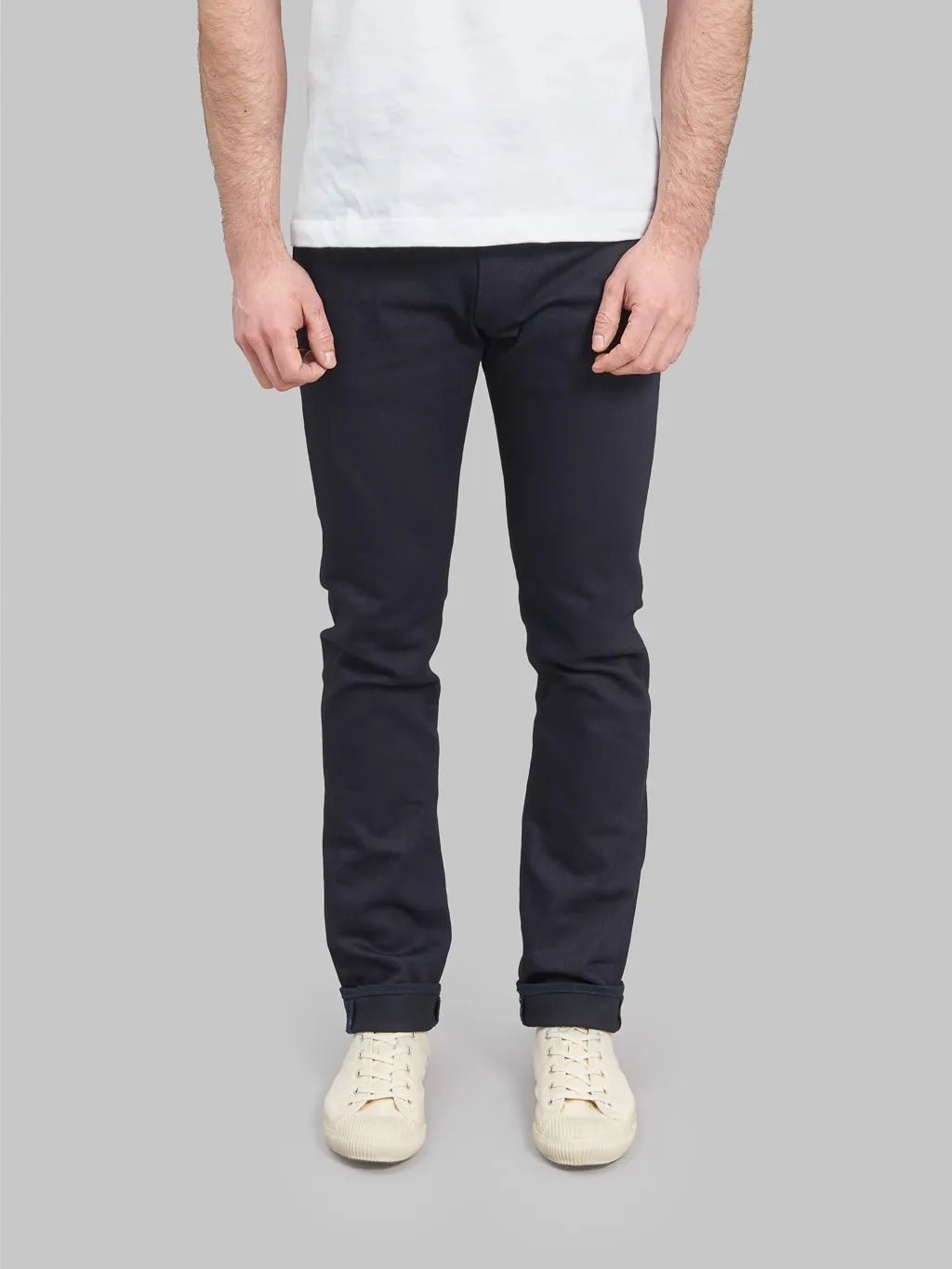 ONI Denim 526S-IDBK Jeans - 11oz High Power Stretch Semi-Tight Straight Cut Jeans