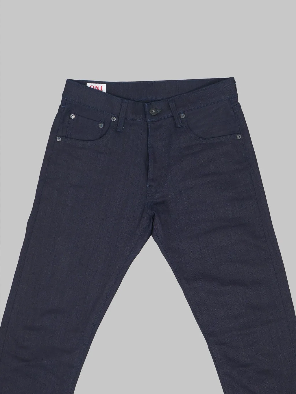 ONI Denim 526S-IDBK Jeans - 11oz High Power Stretch Semi-Tight Straight Cut Jeans