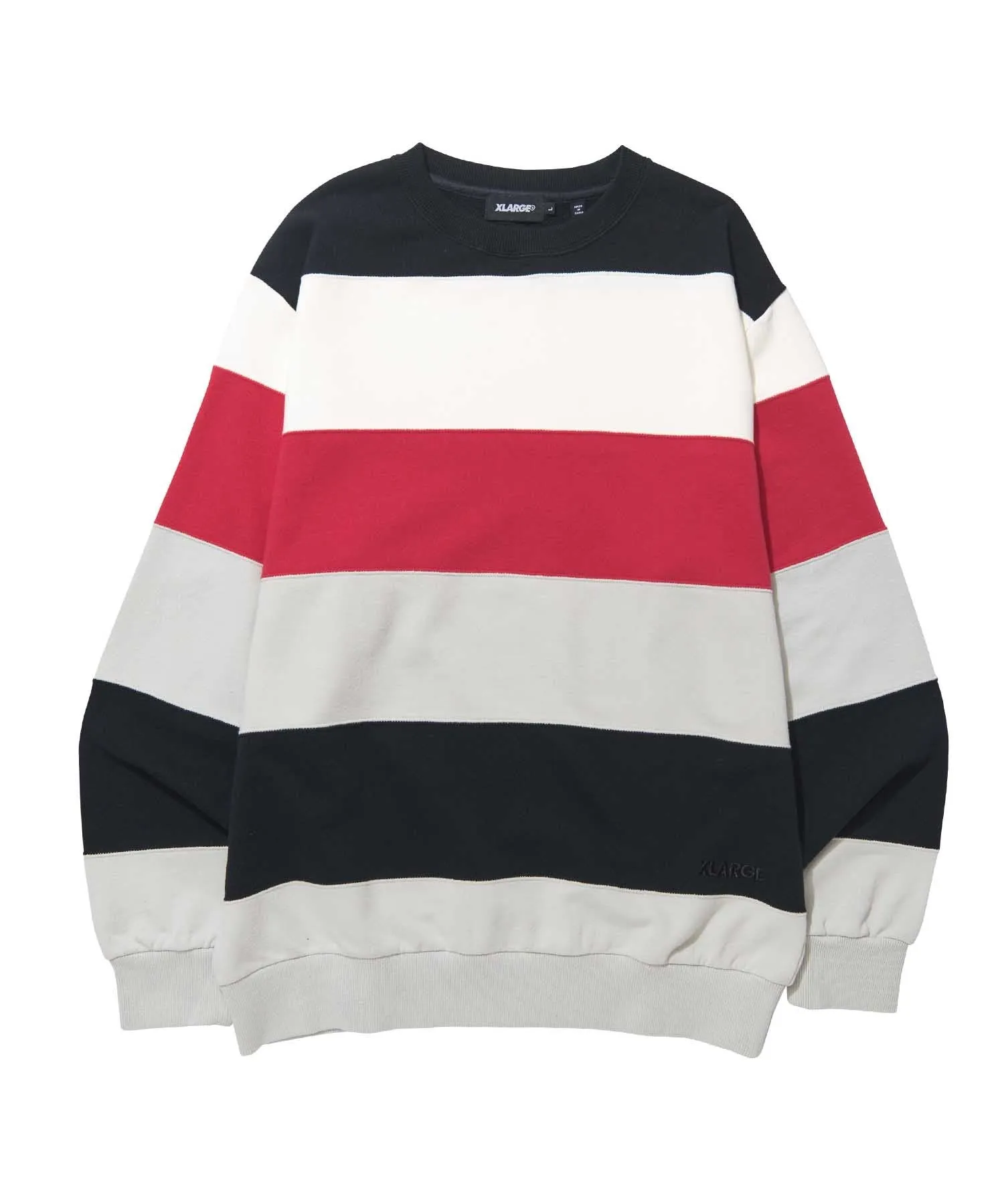 PANELED CREWNECK SWEAT