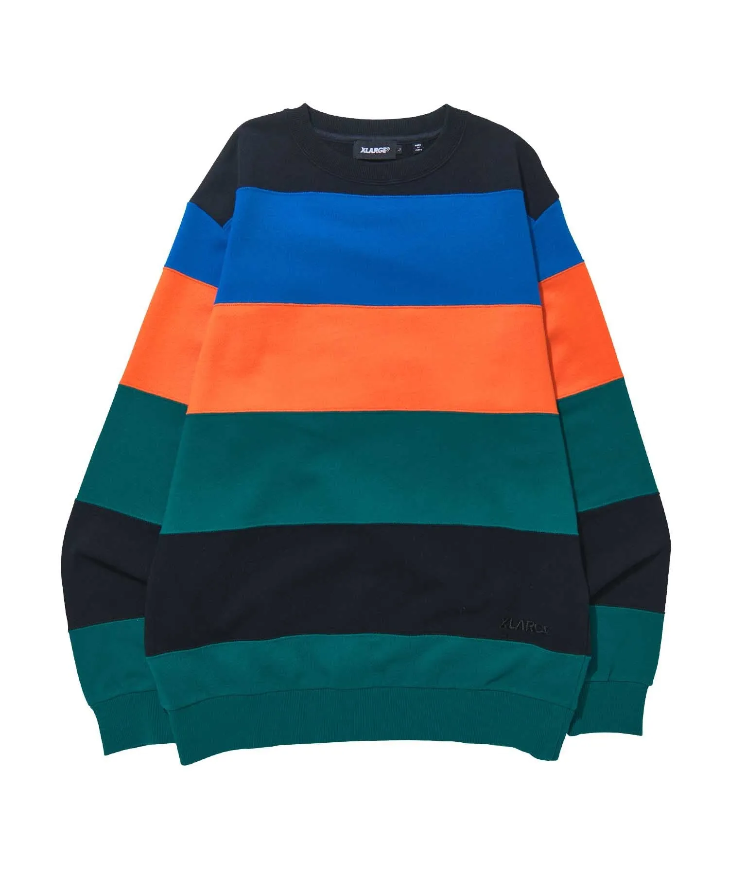 PANELED CREWNECK SWEAT