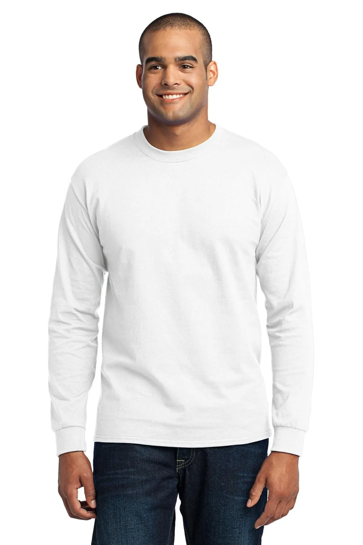 Port & Company 50/50 Poly/Cotton Tall Long Sleeve Tee